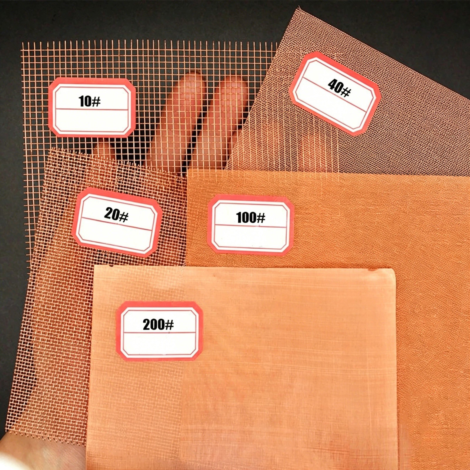 10-200 Mesh 99.9% Copper Screen Woven Mesh Screen Copper Mesh Cloth