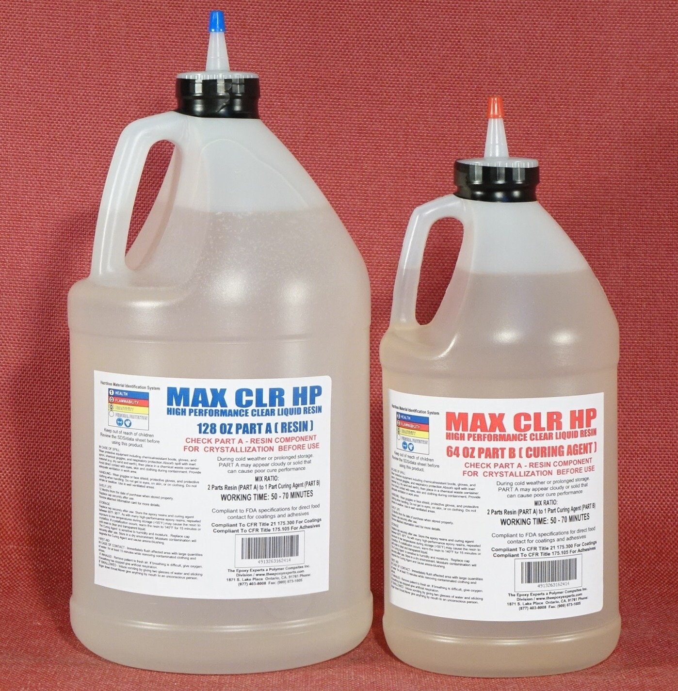 EPOXY RESIN HIGH PERFORMANCE CRYSTAL CLEAR IMPREGNATING FOR CARBON & FIBERGLASS