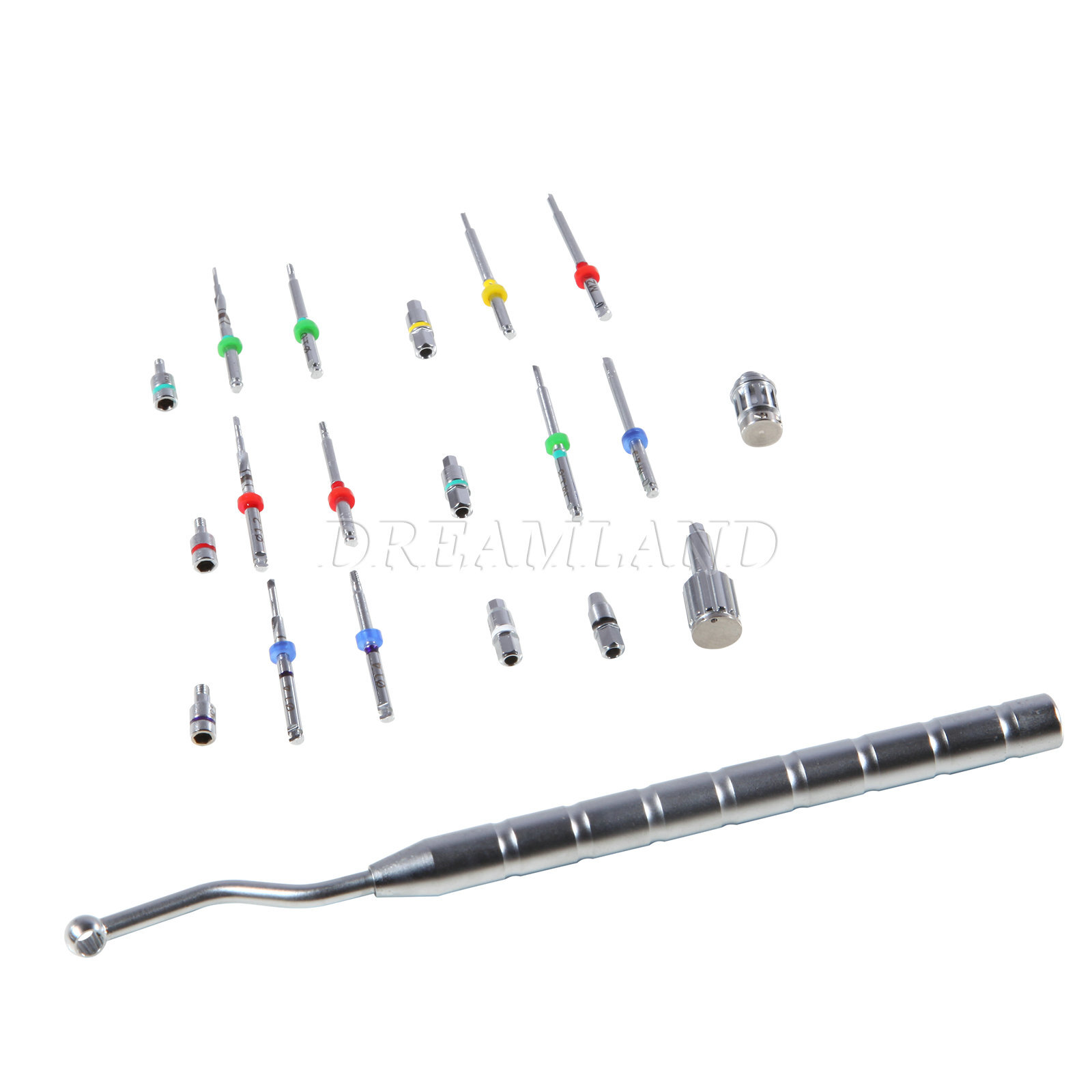 Dental Implant Broken Fractured Screw Removal Kit Drill Guide Remover USA