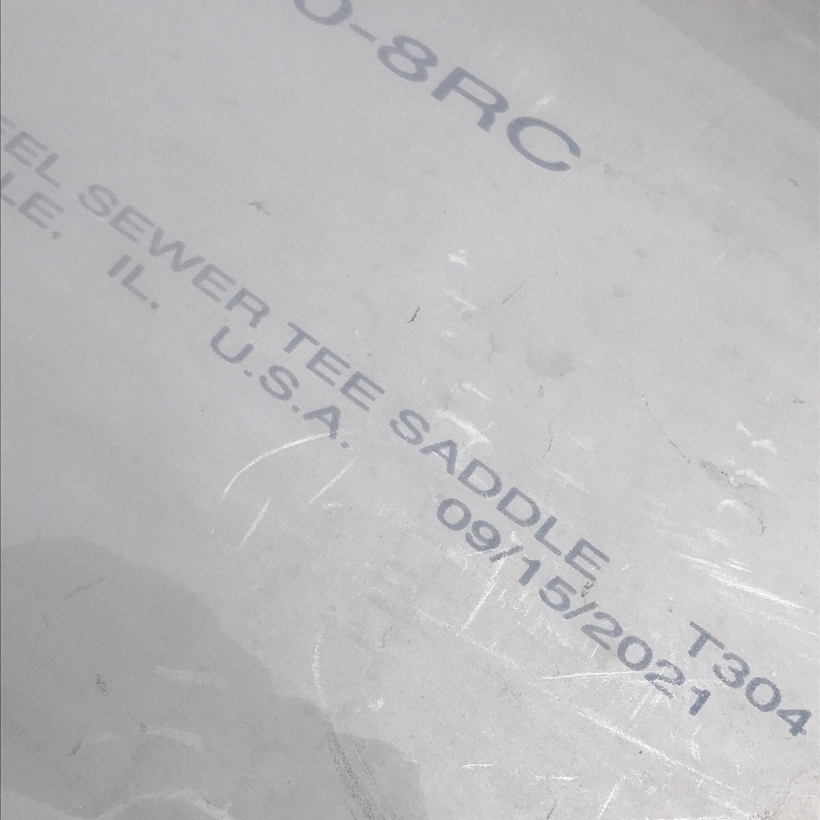 CASCADE WATERWORKS SEWER SADDLE CSWRT-30.00-08RC 30” x 8” w NON SHEAR CPLG 30.00