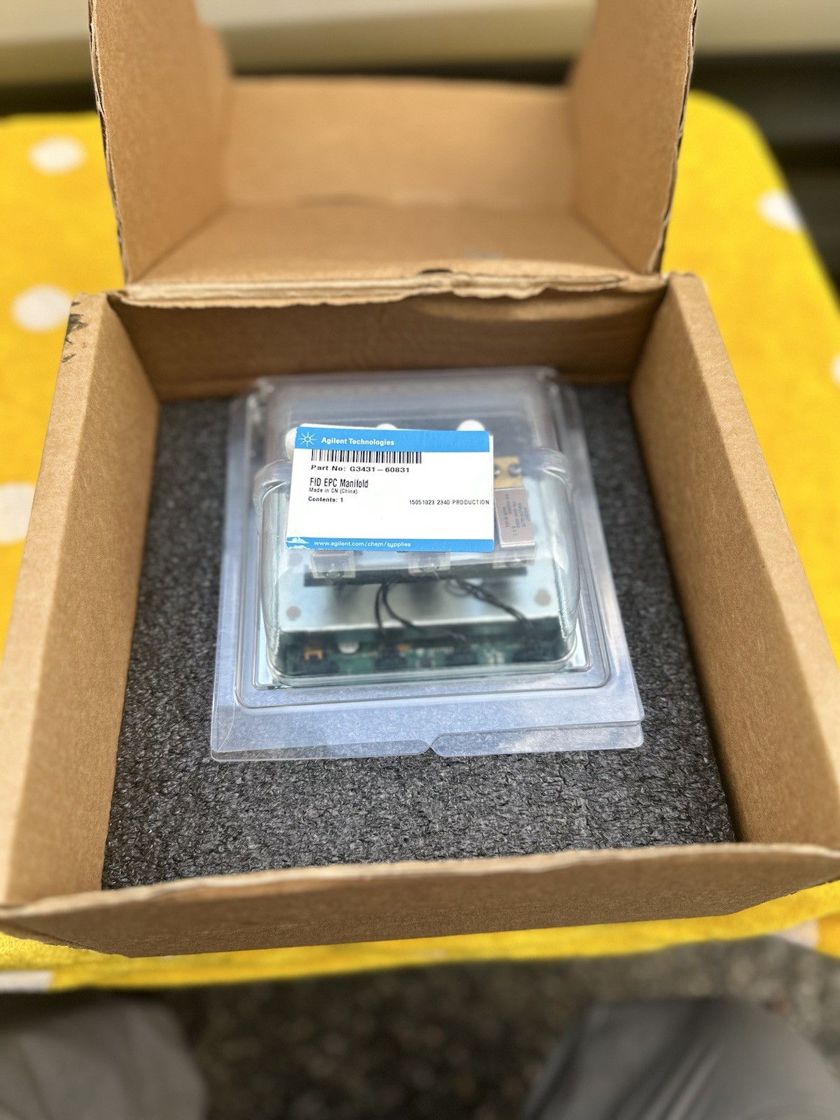 Agilent Technologies G3431-60831 FID EPC Manifold Module