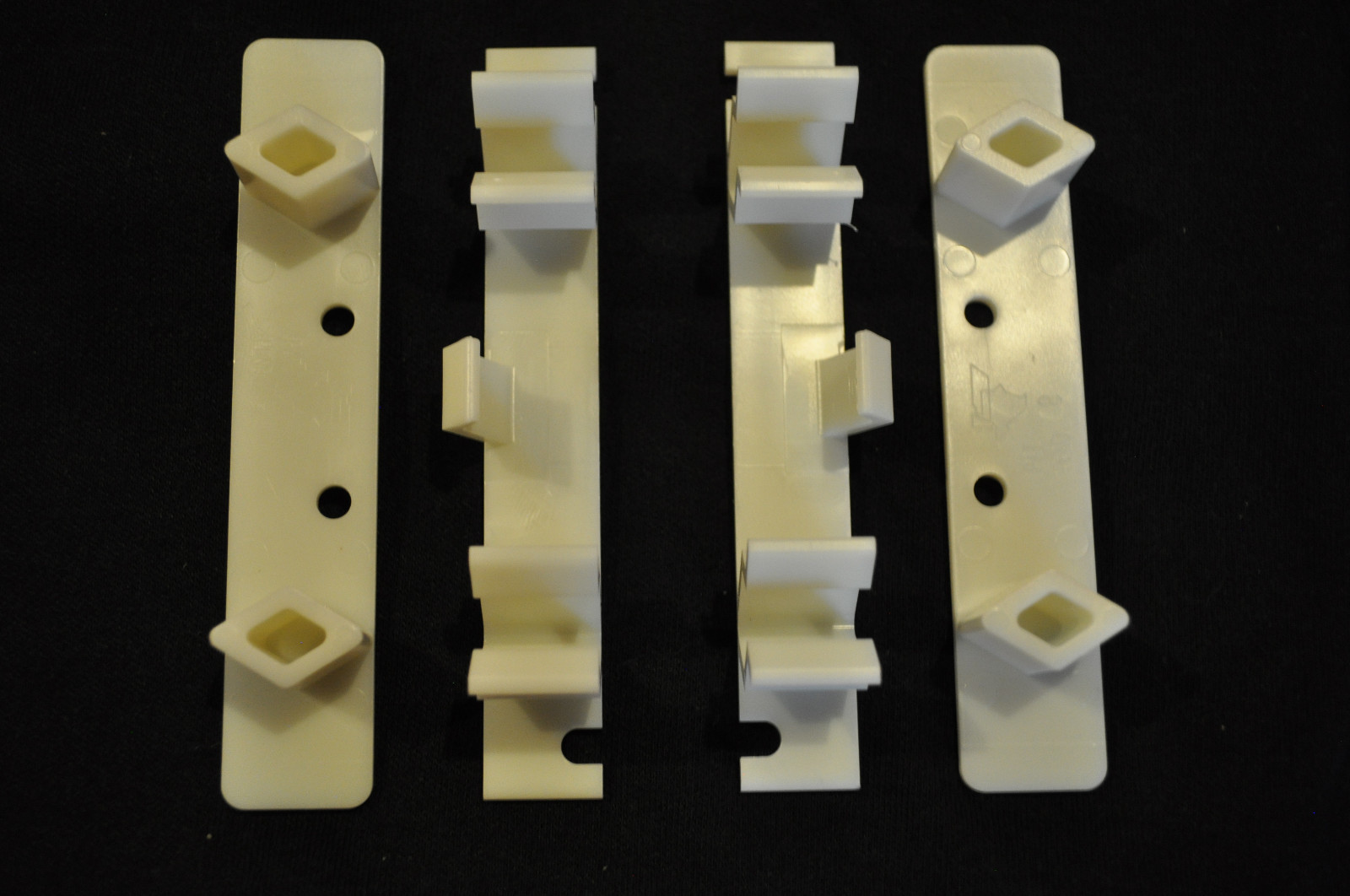 Tenn-Tex False Front Cabinet & Drawer Repair / Replace Clips 2 Pairs W/Screws