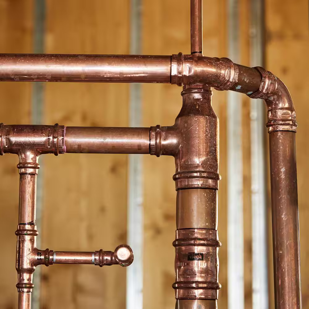*2 PACK* Viega ProPress 1 in. x 1 in. x 1/2 in. Press Copper Reducing Tee 79321