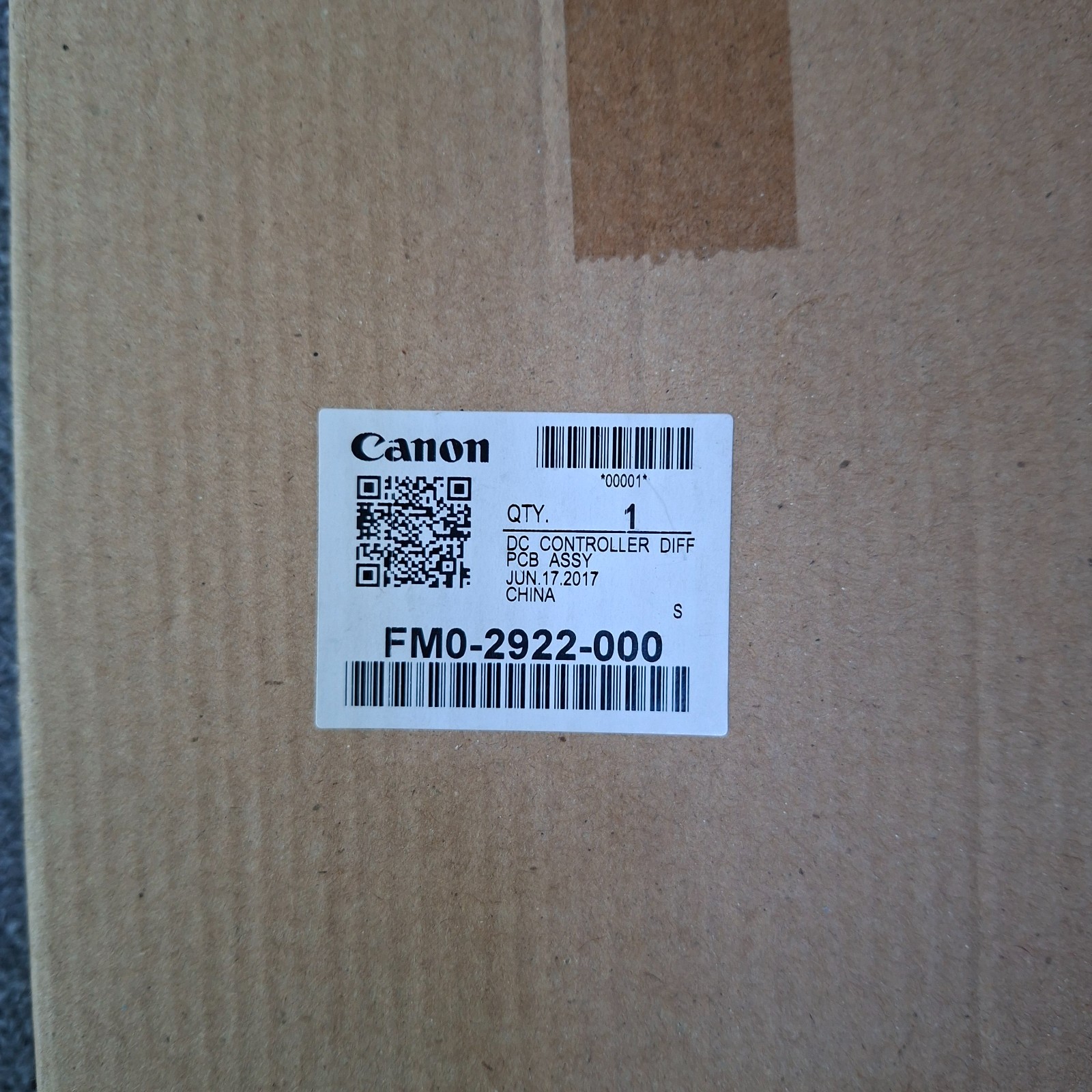 USED GOOD CONDITION Canon FM0-2922-000 DC CONTROLLER DIFF PCB ASS’Y