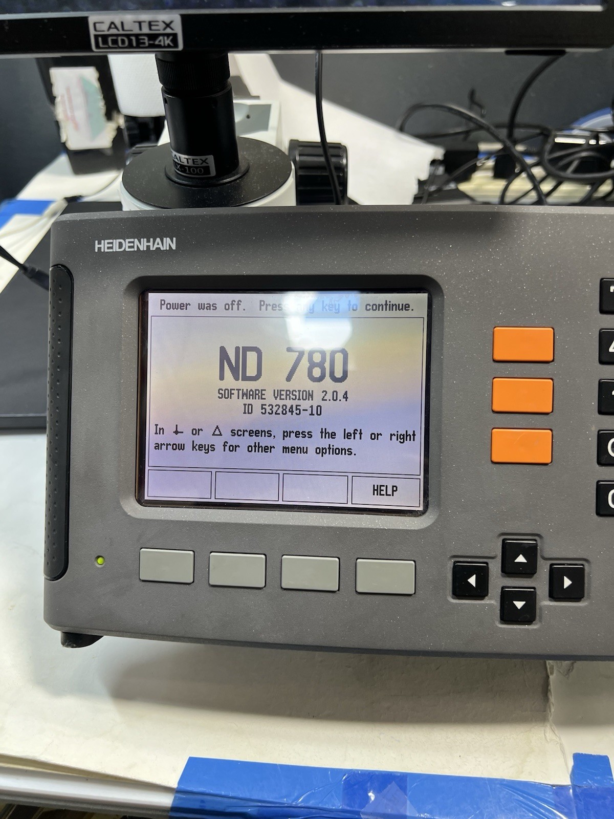 Heidenhain ND 780 ID 520 010-01 panel/Software Version 2.0.4