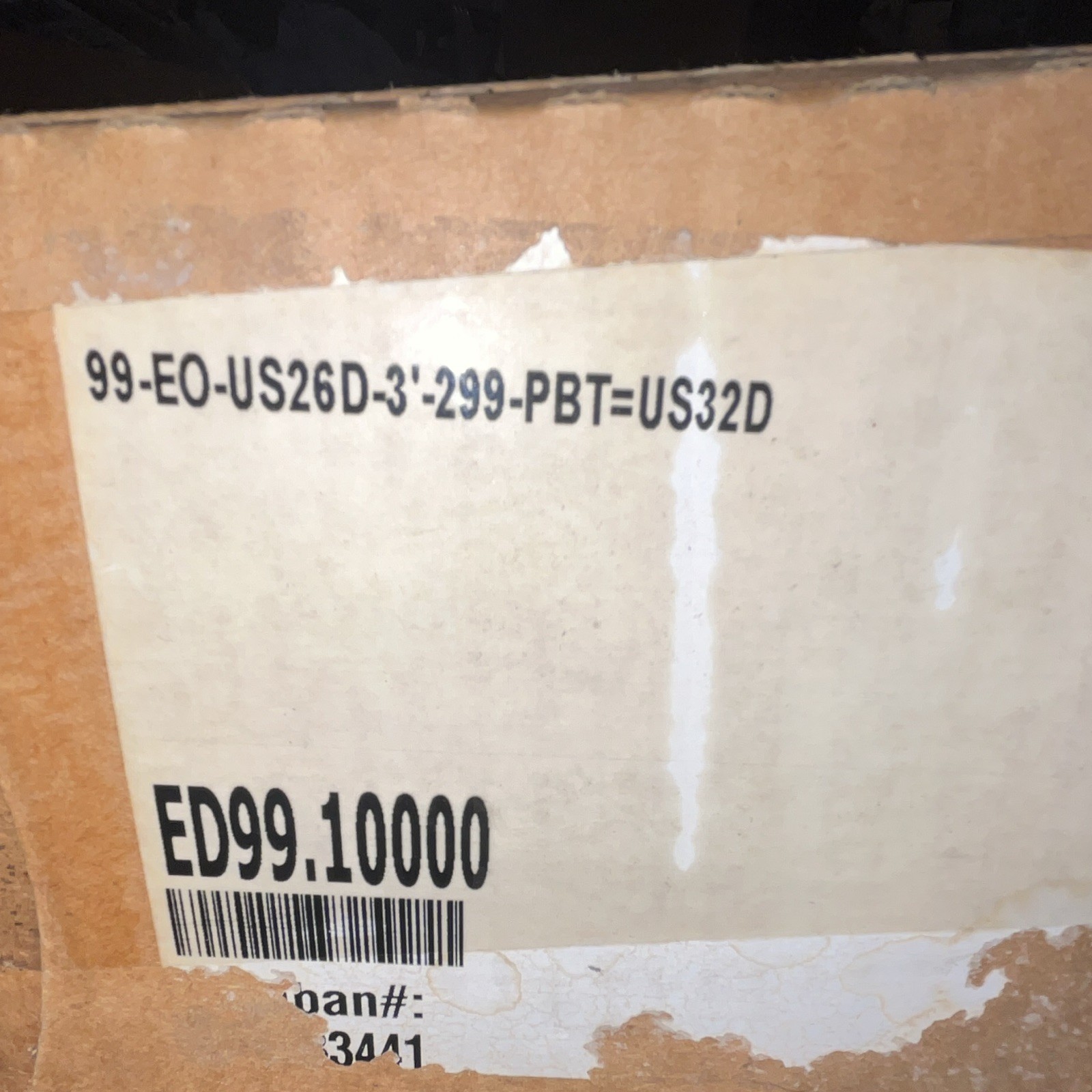 Lot of 2 ED99 ED99.10000 Access Control Equipment/Part 99-EO-US26D-3′-299-PBT