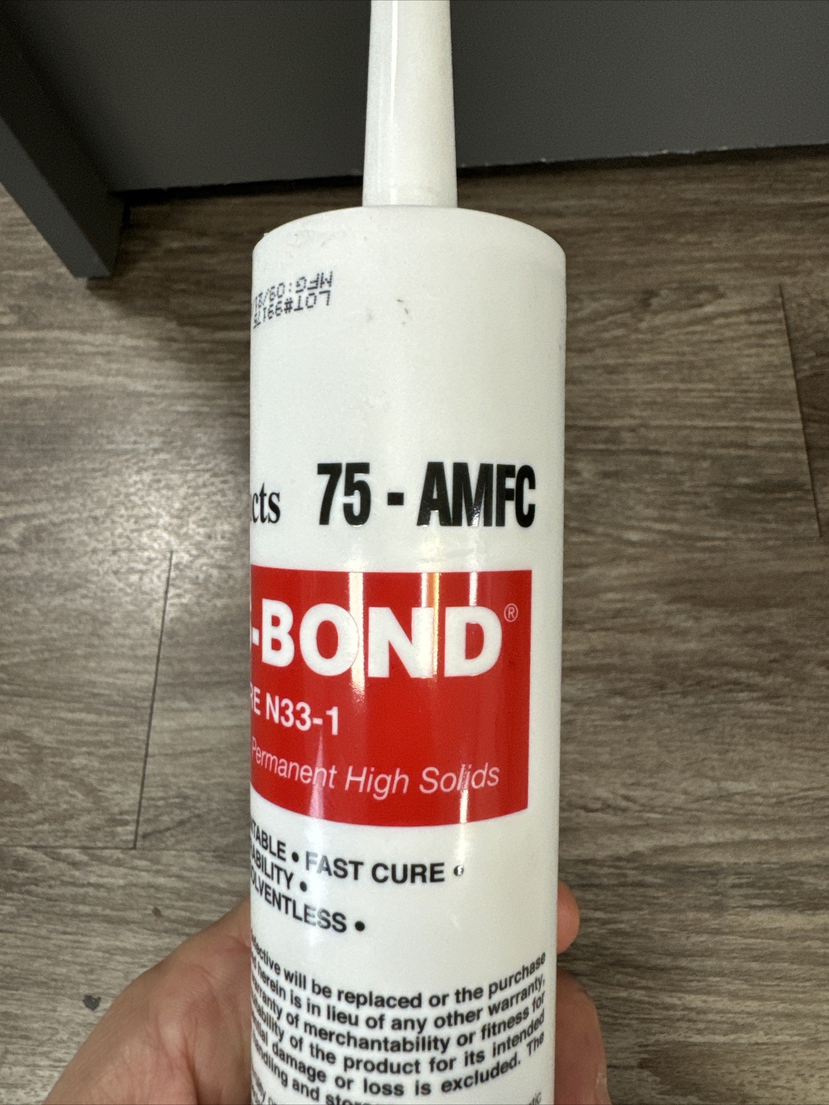Manus – Bond – Fast Cure Adhesive Sealant 75-AMFC – OEM, NEW, Truck Body Caulk