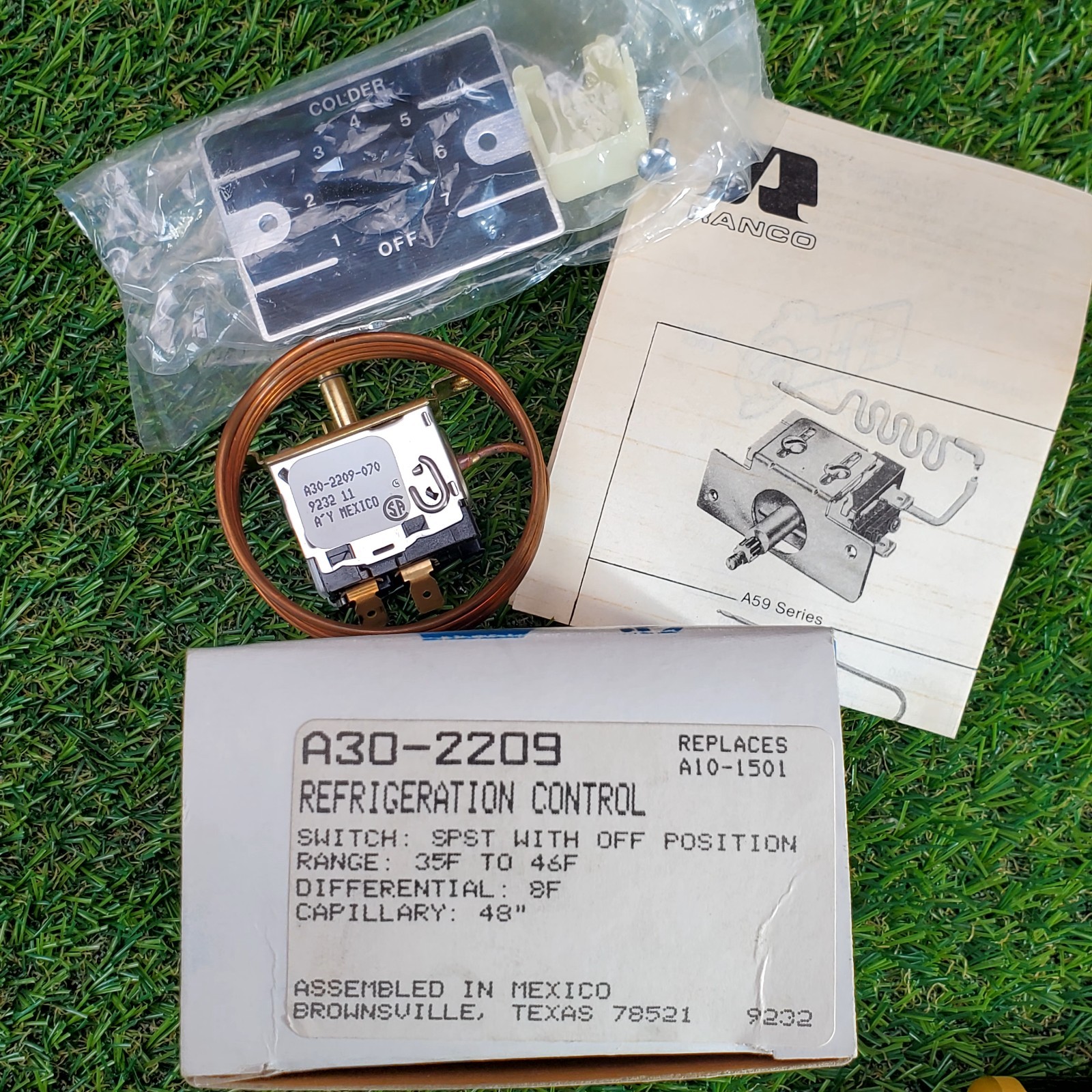 RANCO A30-2209 Refrigeration Control NOS Replaces A10-1501