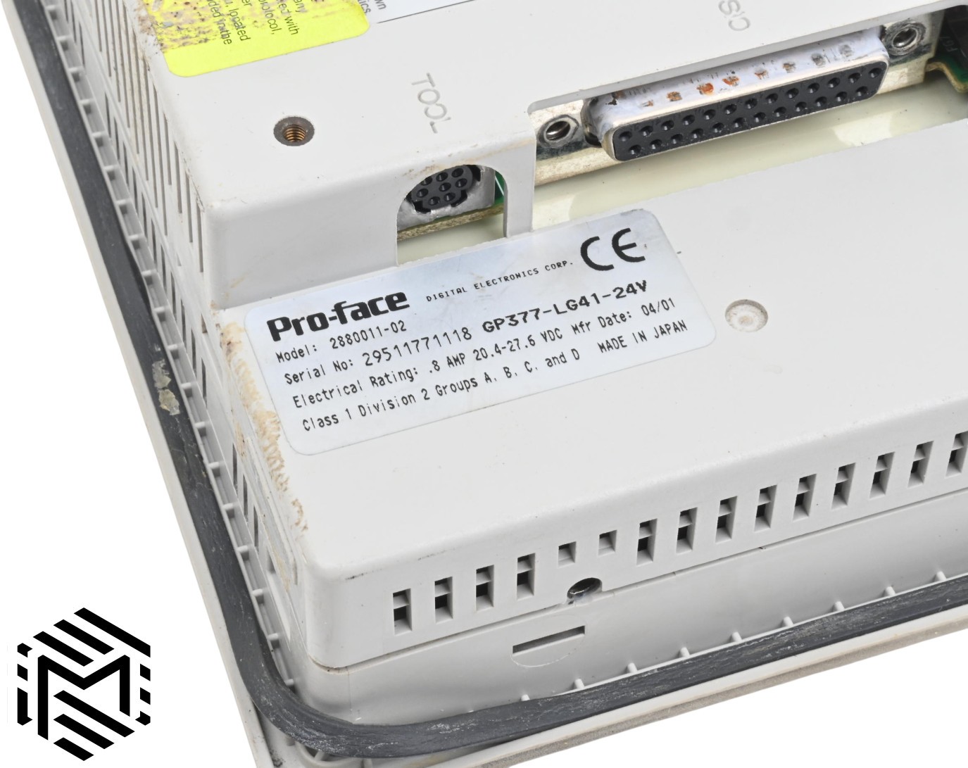 For Parts – Pro-face QPK3D200L2P HMI Control Panel – QuickPanel jr. II