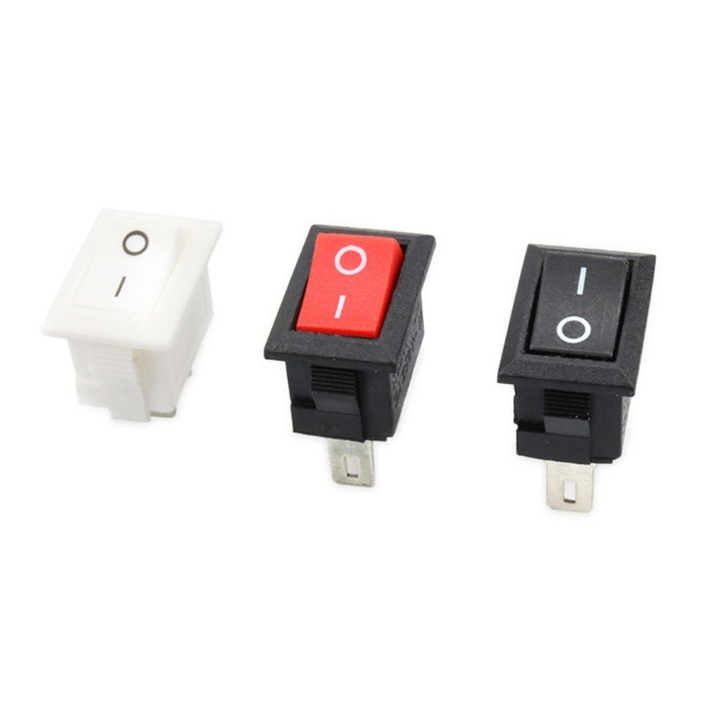 2 Pin Rocking Switches 2 Position Electrical Toggle Switches Childproof Power