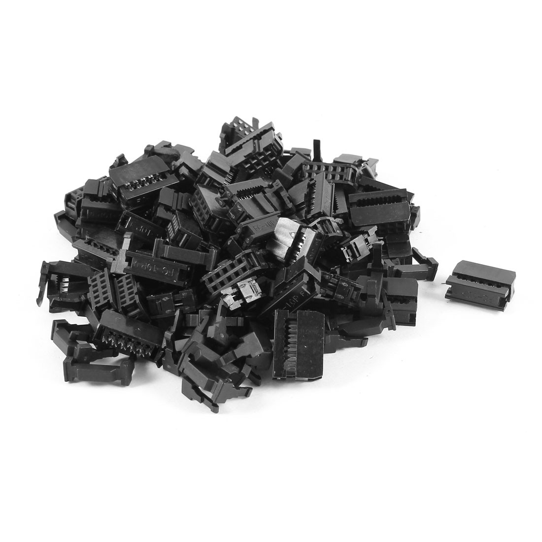50 Pcs IDC Connector FC-10P 10 Pins Female Header 2.54mm Pitch