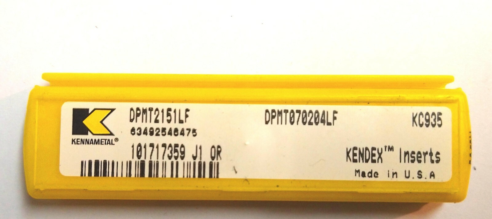 5 pack KENNAMETAL DPMT 2151 LF 21.51 DPMT070204LF KC935 DPMT2151LF Boring bar