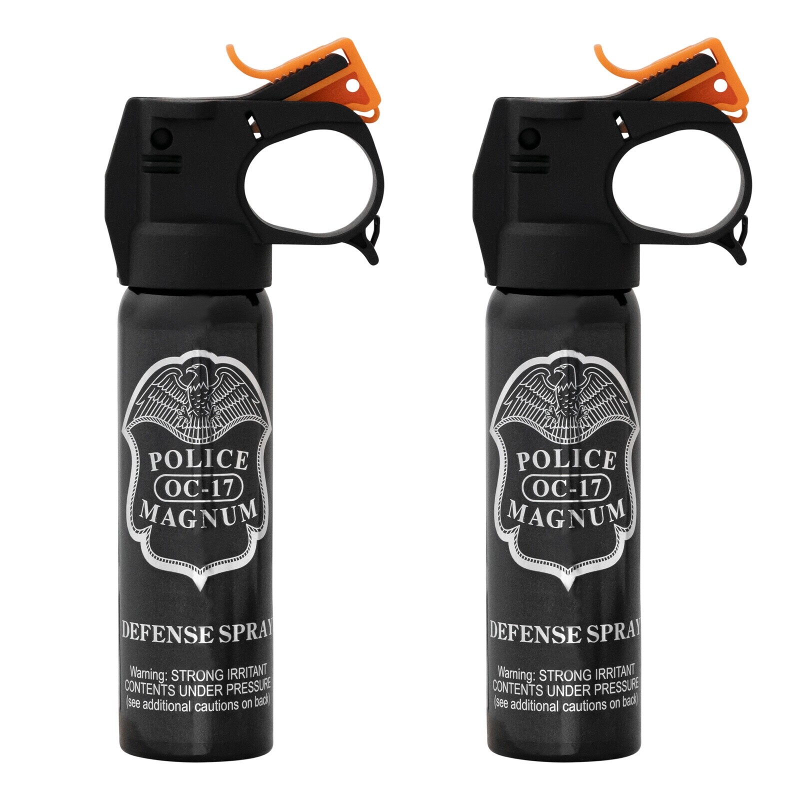 2 PACK POLICE MAGNUM pepper spray 4oz Fire Master Home Auto Office Security