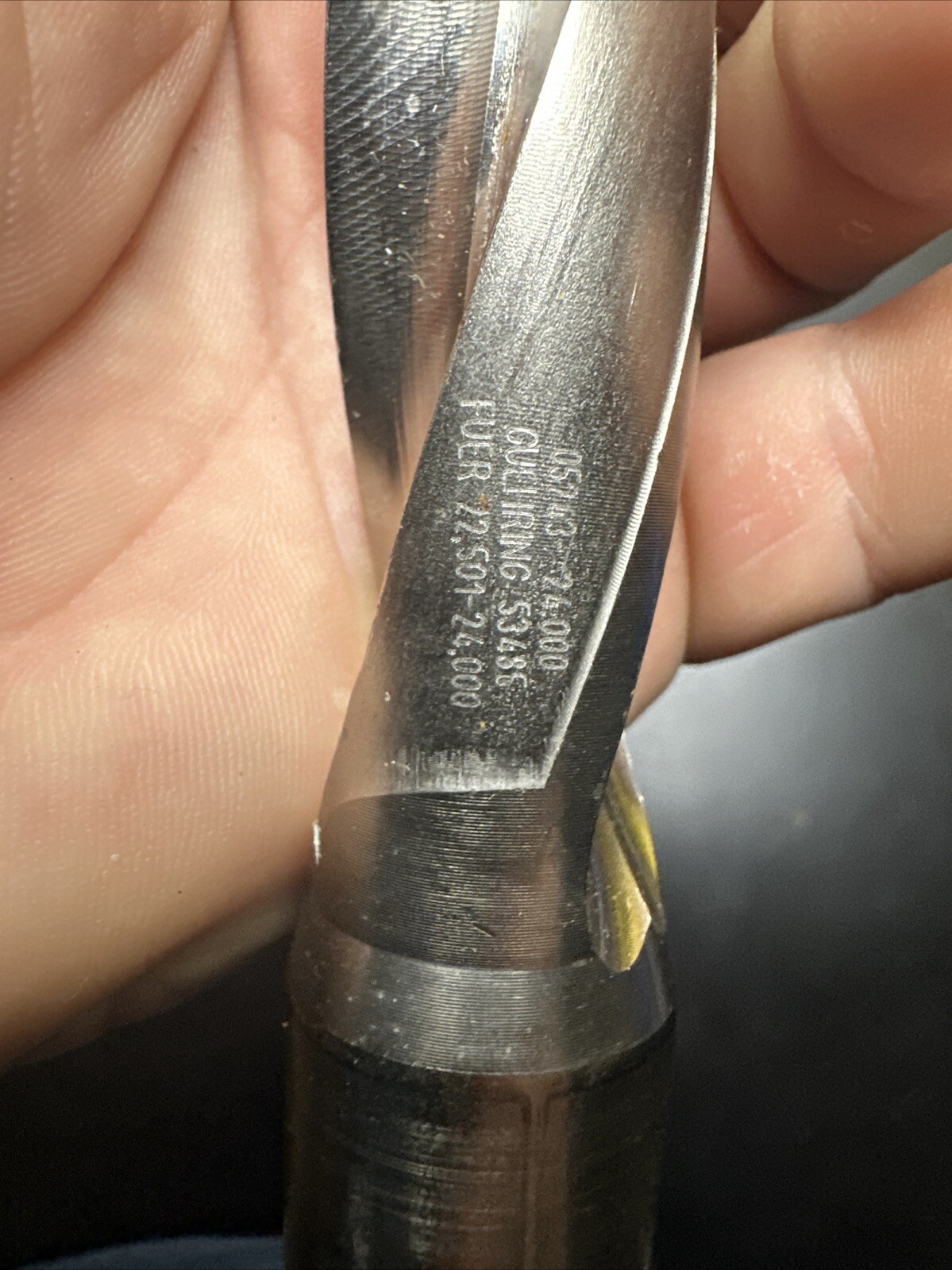 Guhring 22.501-24.0mm Indexable Carbide Insert Drill Bit 05243 24.000 Machinist