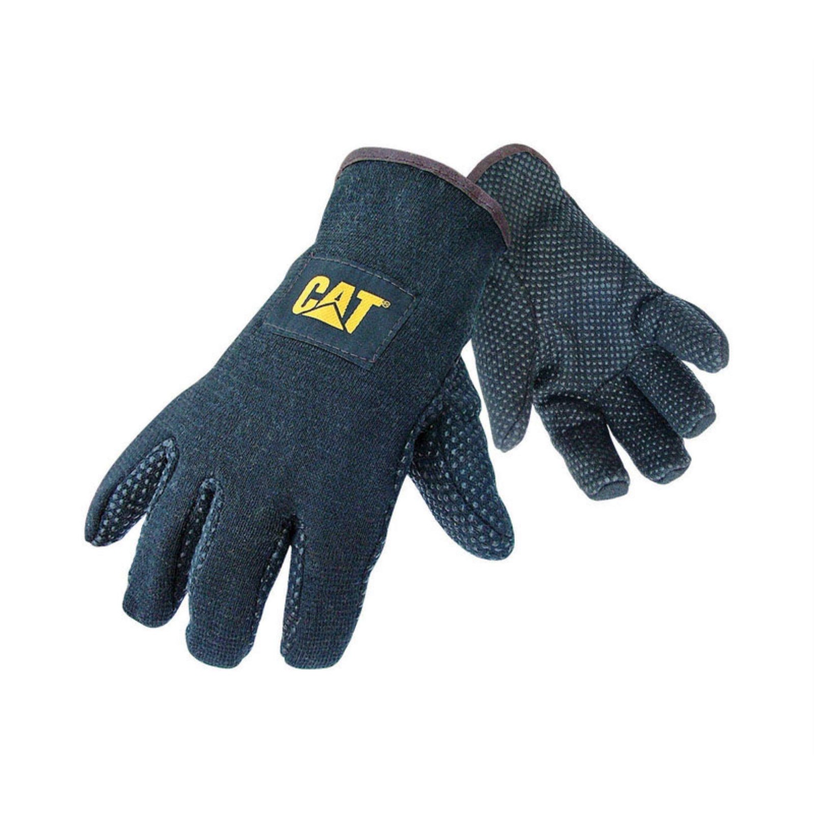 ® CAT017414L Nylon Coated Palm Gloves – Black, ­­Large, Nitrile Coated Glove …