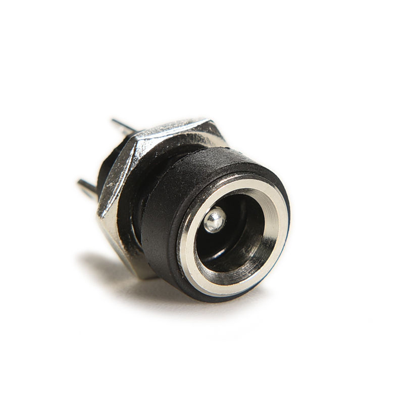 100Pcs DC Power Supply Jack Socket Female Panel Mount Connector 5.5 x 2.1mm
