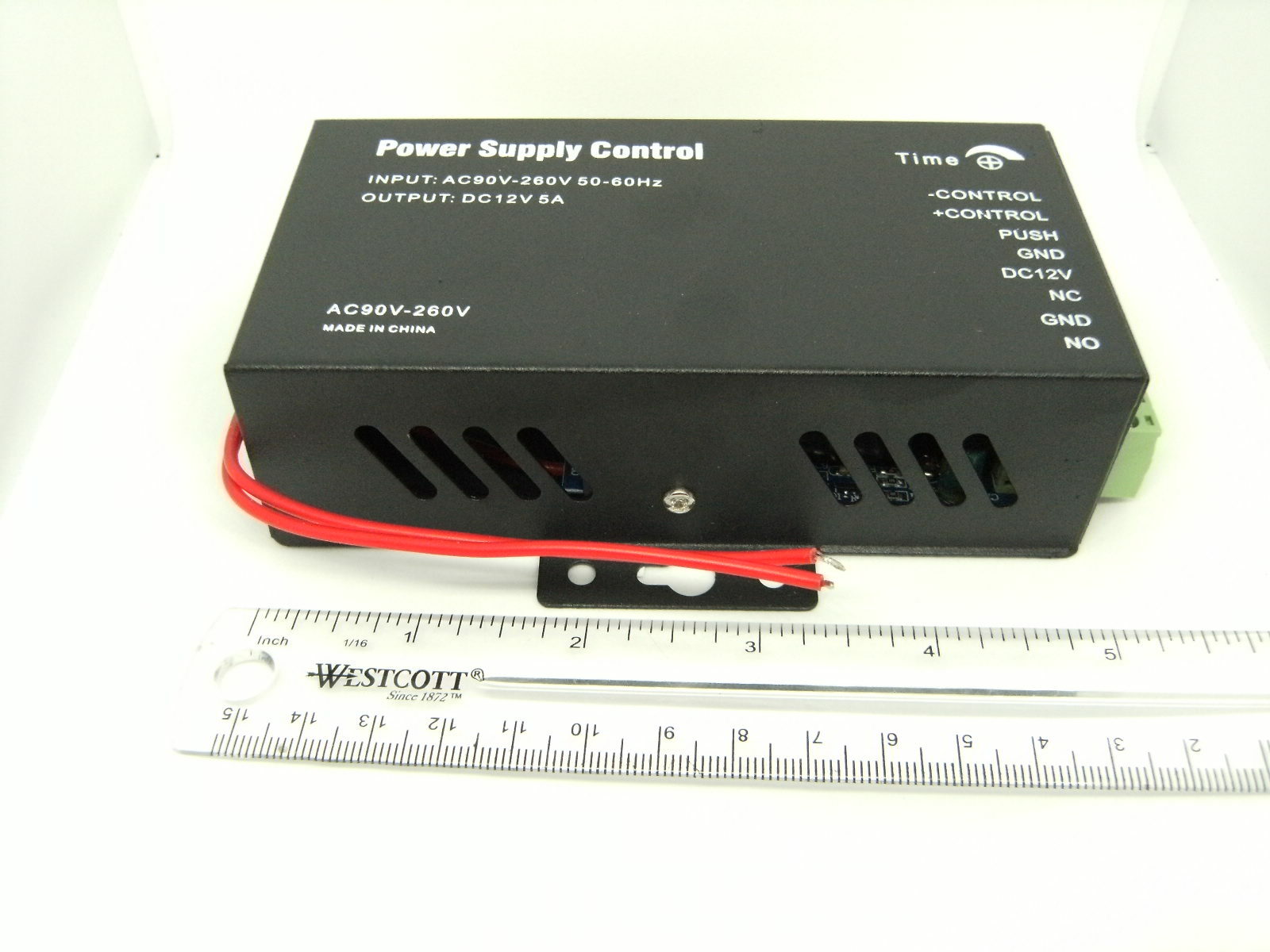 Power Supply Control Unit Gate Door Access Control DC 12V 5A 15 Seconds Timer A+