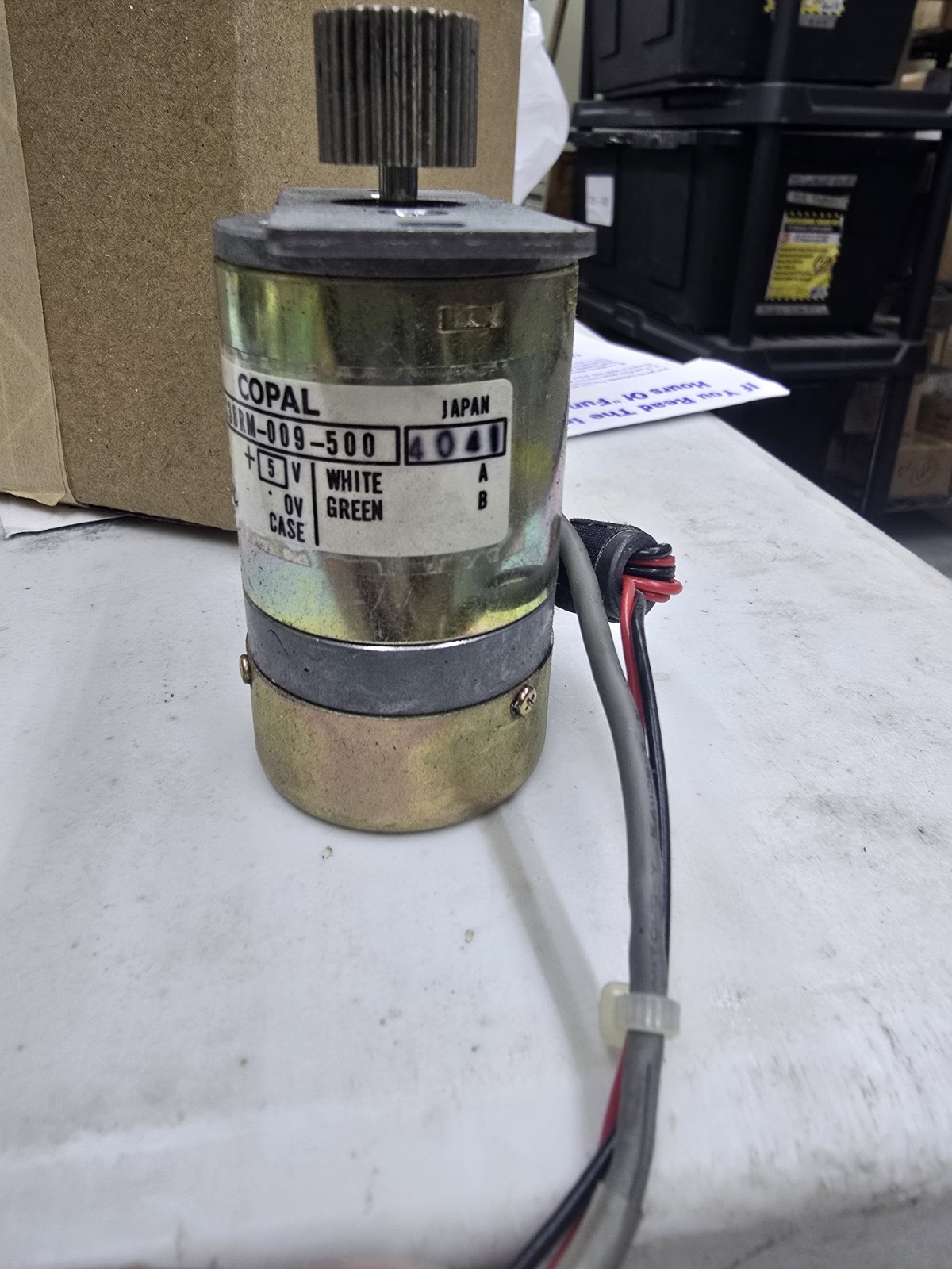 Copal DC Servo Motors with Encoder Feedback LC38RM-009-500 12FM