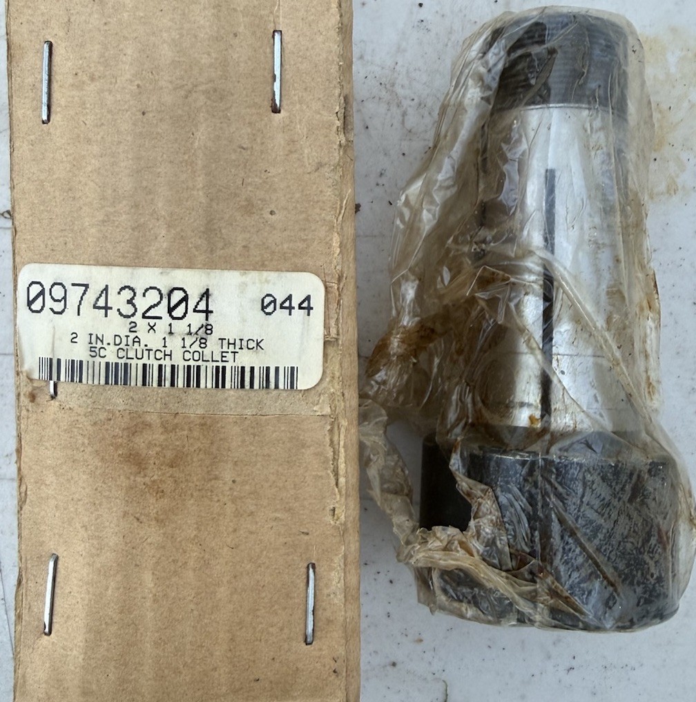 09743204 Steel 5C Step Collet 2 X 1 1/8 Msc Value Collection Brand New