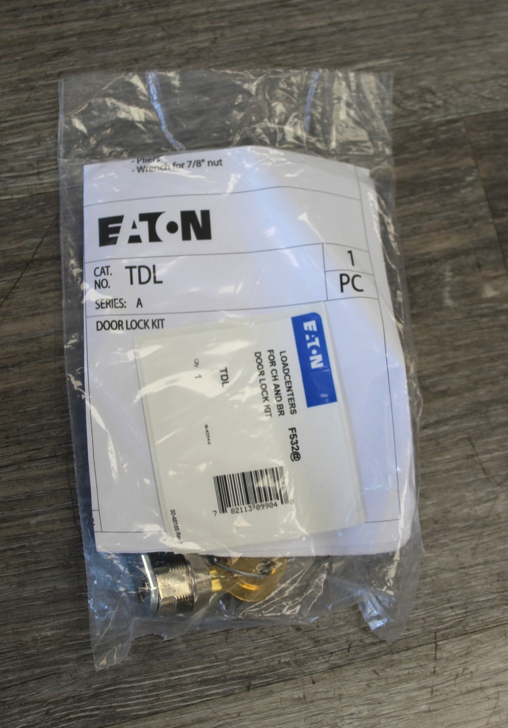 Eaton TDL Door Lock, for BR/CH Series, Load Centers – NEW