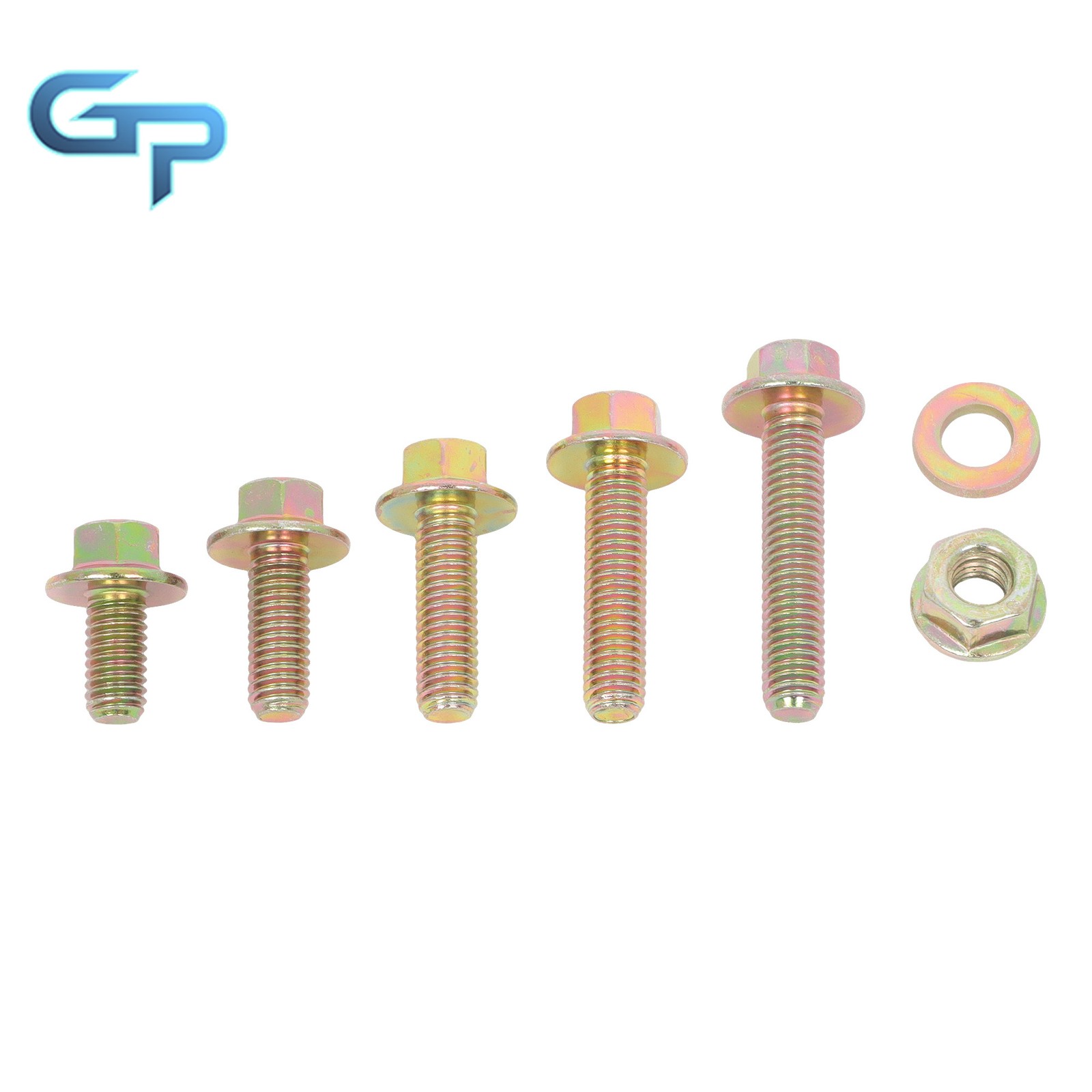 M6 M8 M10 EXTERNAL HEX DRIVE FLANGE BOLTS ASSORTMENT KIT FOR INDUSTRIAL 521PCS