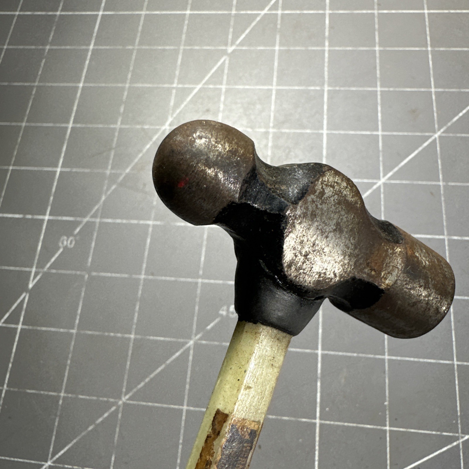 Vintage Nupla Tools USA M-4 M4 4 Ounce Ball Peen Hammer Fiberglass Made In USA