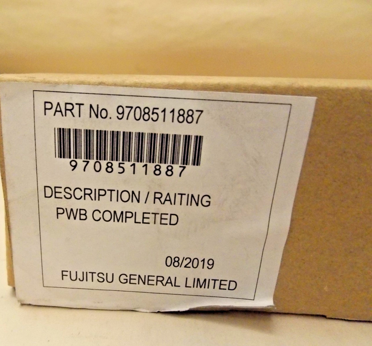 FUJITSU 9708511887 CONTROL PCB ASSY HY