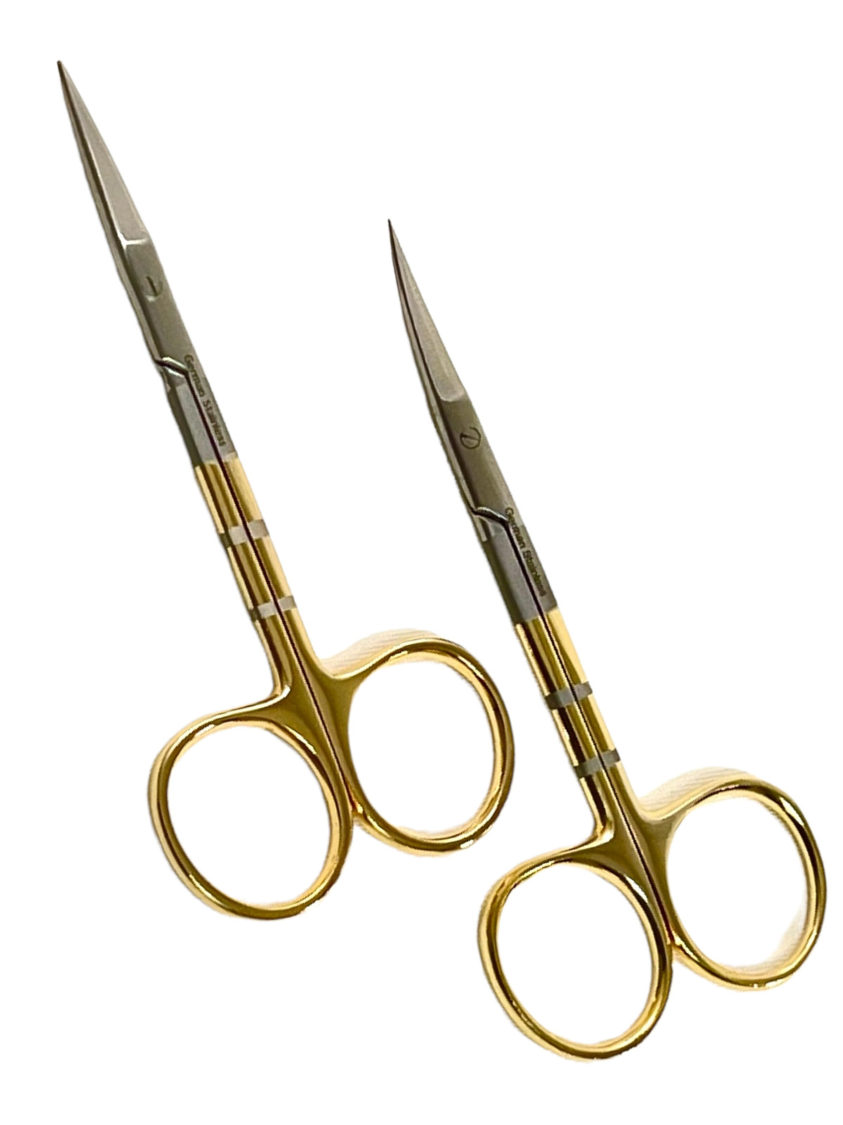 Supercut Sharp Dissecting Iris Scissors 4.5″ Curved + Straight Tungsten Carbide