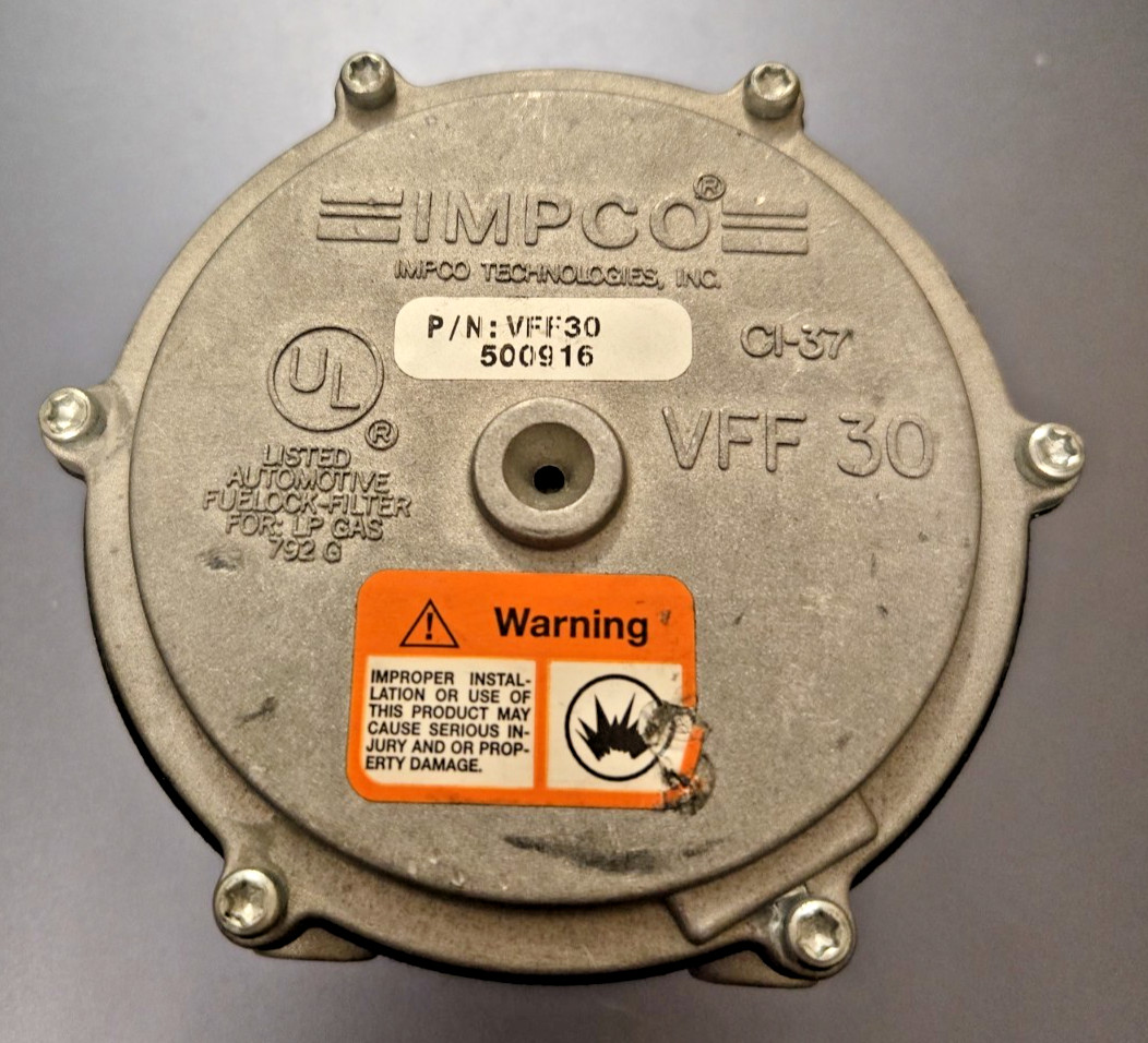 VFF30-2 IMPCO Lock off Forklift Truck LPG Gas system Universal