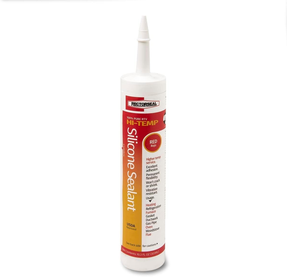57500 10.1-Ounce Hi-Temp 100-Percent Rtv Silicone Sealant, 24-Piece