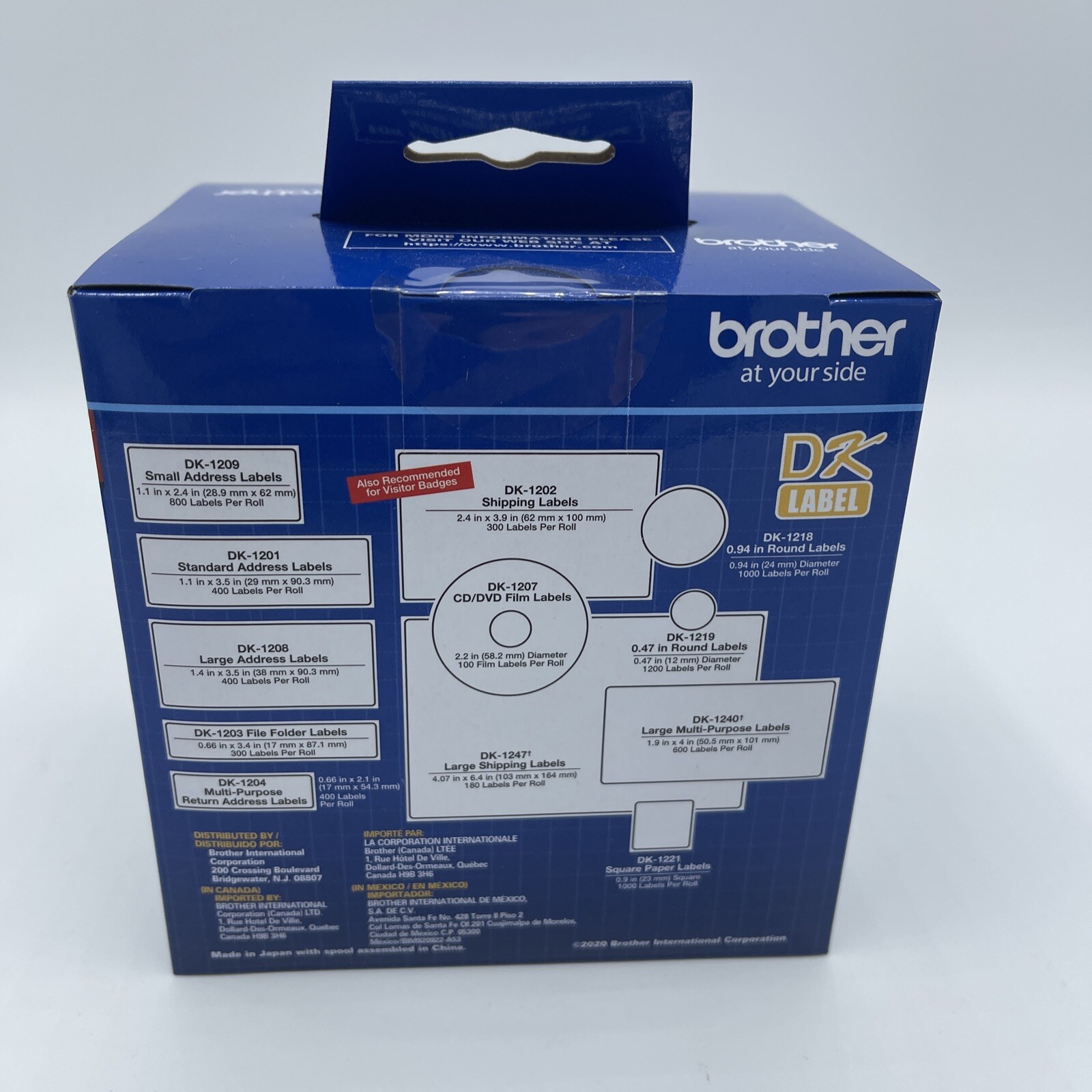 Brother Dk-2205 Paper Label Roll-QL Label Printers. 2.4in X 100ft New Free Ship