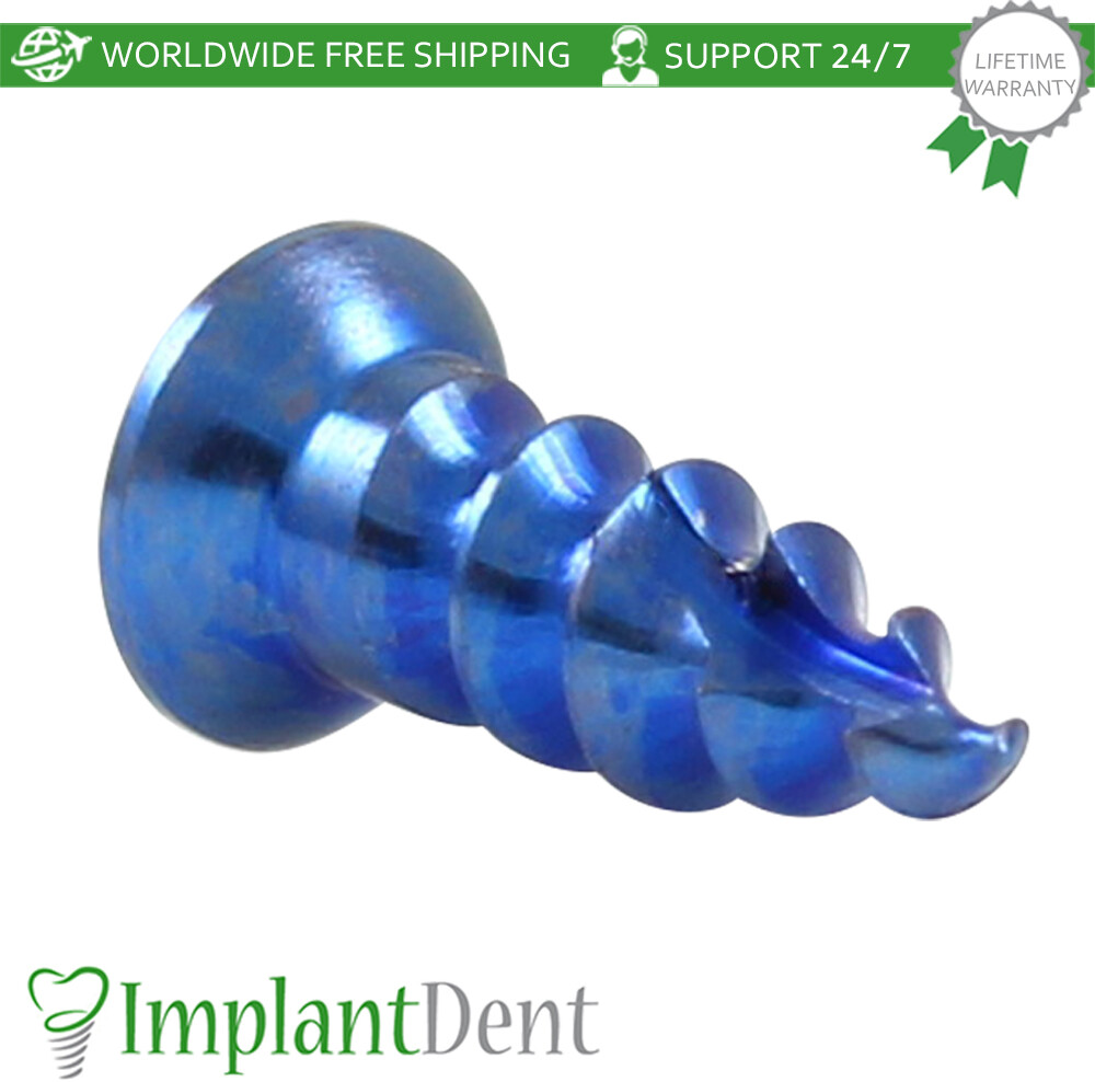 5x Self Tapping GBR Screw 1.6mm For Membrane Fixation Titanium Dental Fixture
