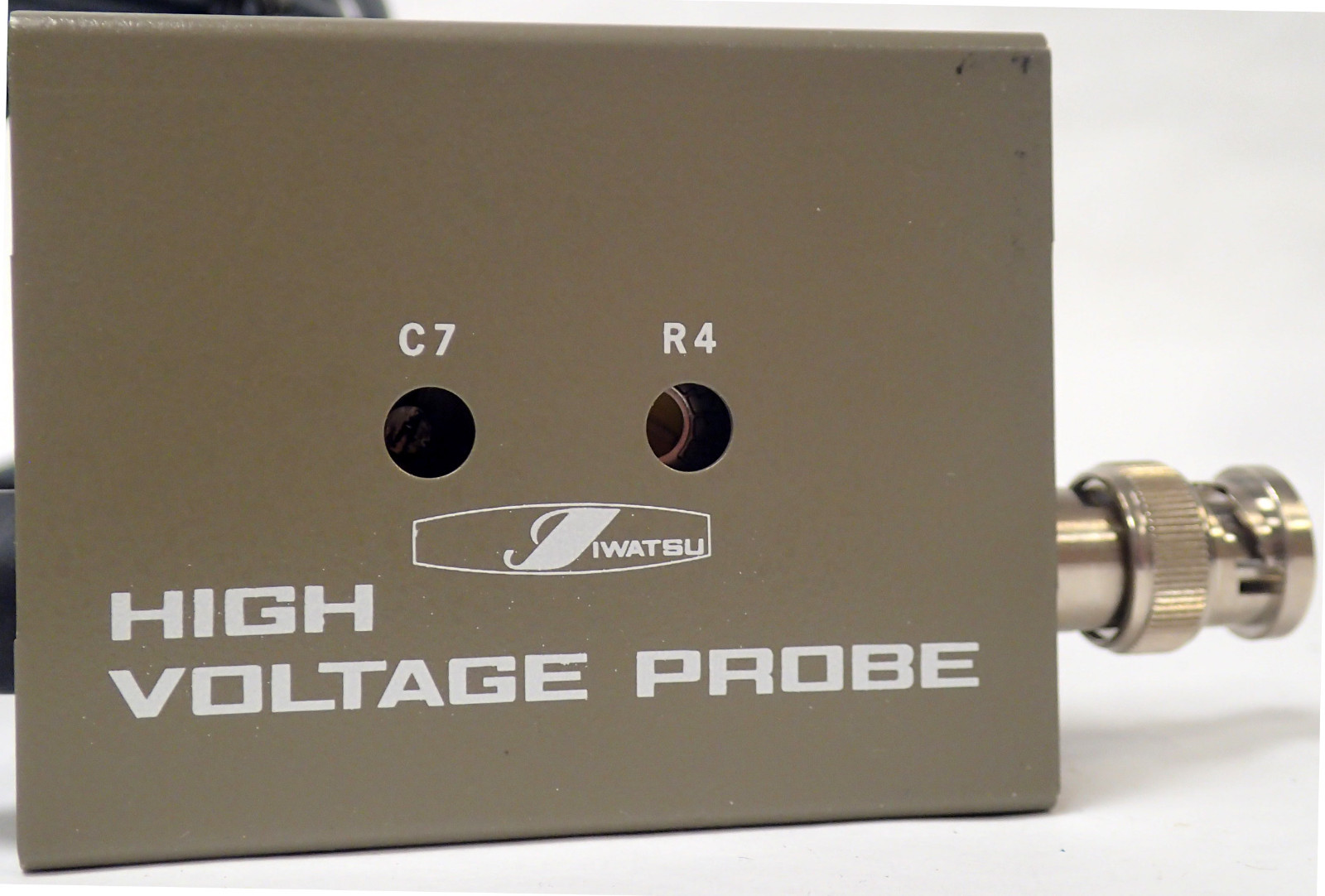 IWATSU HV-P30 HIGH VOLTAGE PROBE DC 30 kV 1000:1 100Mohm 7pF w/ ORIGINAL MANUAL