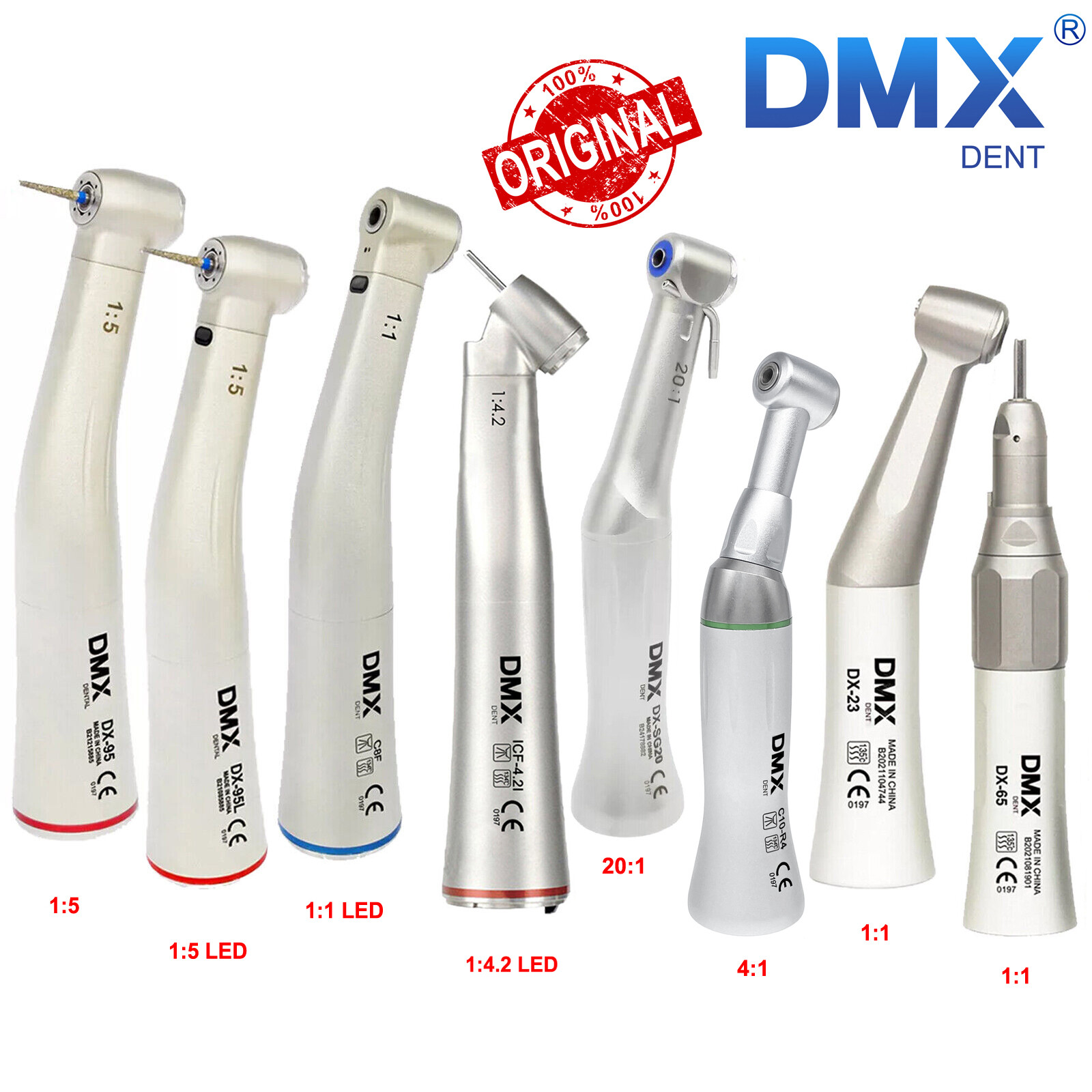Dental Surgical 1:4.2 1:5 4:1 20:1 (Fiber Optic) Low Speed Handpiece For NSK KaV