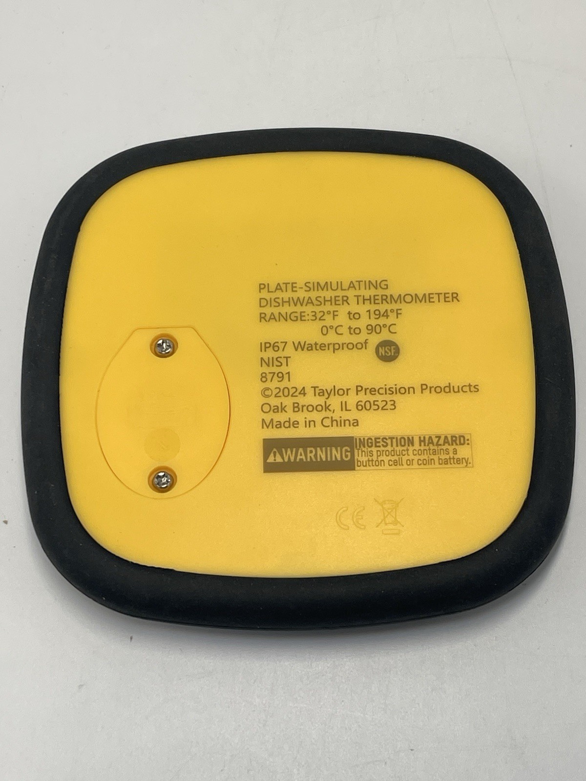 Taylor Precision 8791 Digital Dishwasher Thermometer