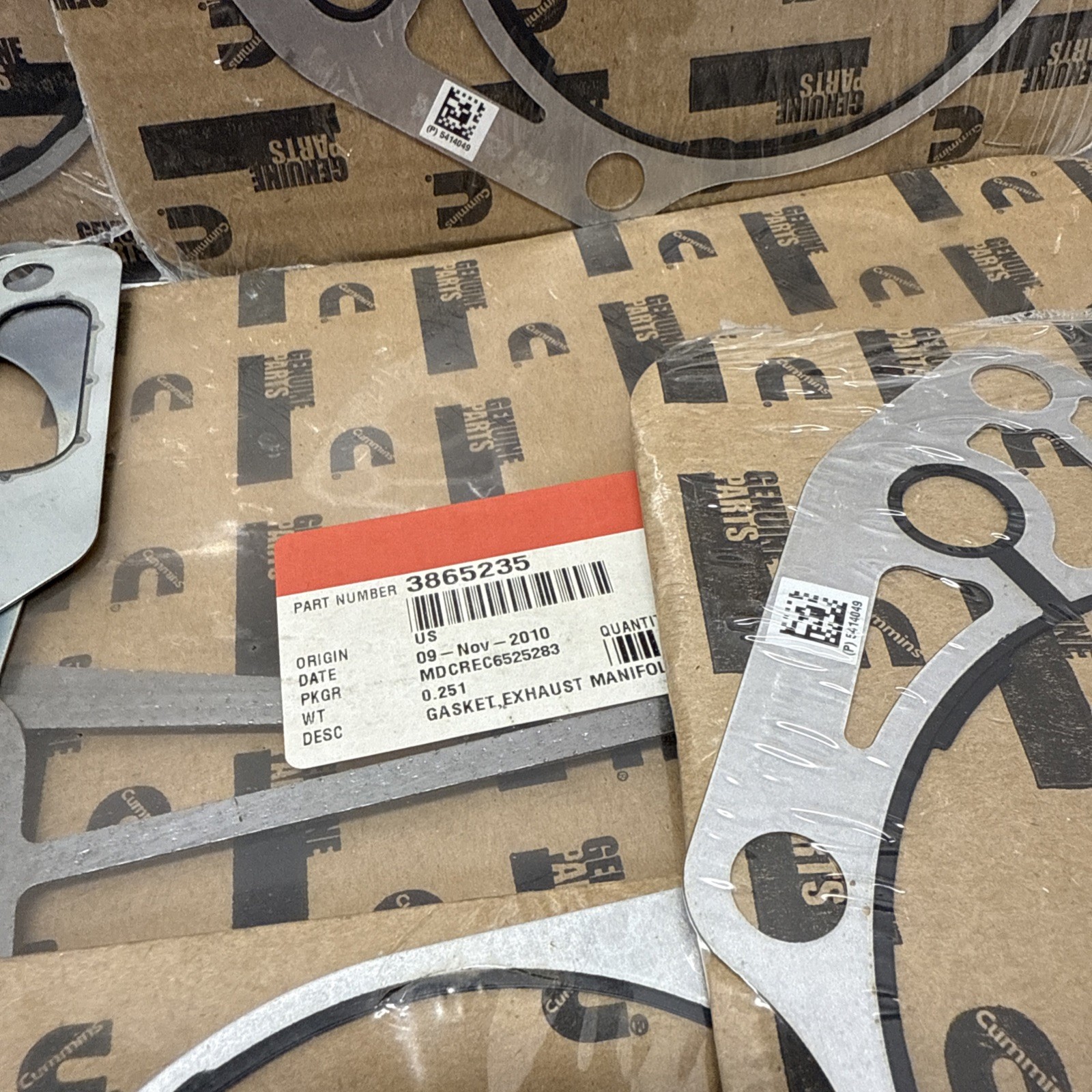 Cummins Gasket Lot Multiple Part #’s Almost All Are OEM – You Get All