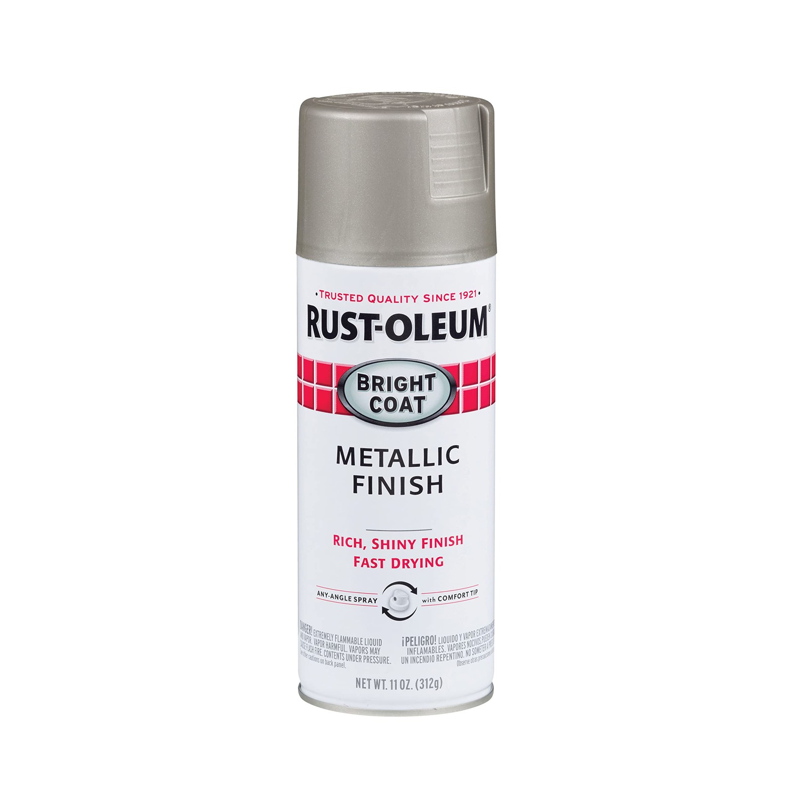 Rust-Oleum 7715830 Stops Rust Bright Coat 11 Ounce (Pack of 1), Aluminum