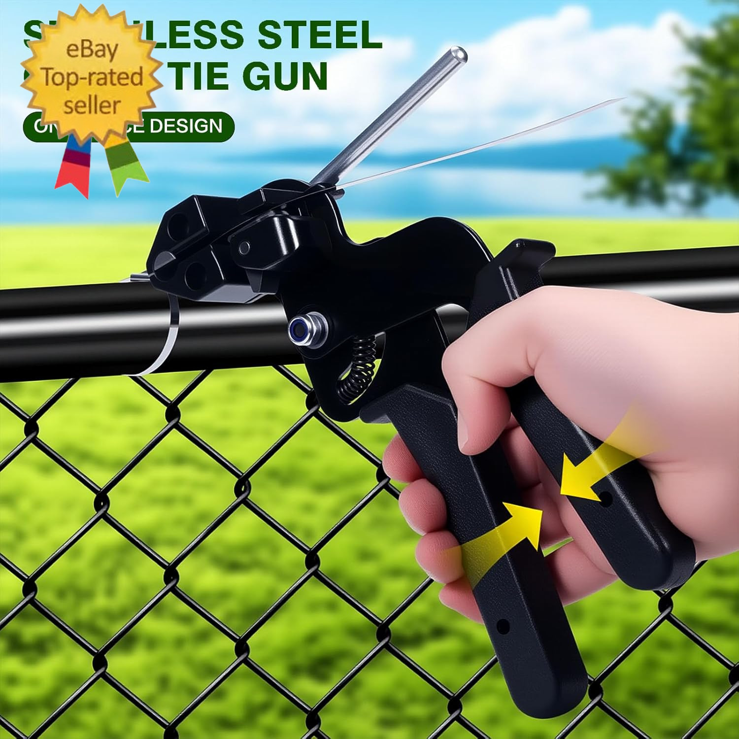 Stainless Steel Cable Tie Kit, 100Pcs 11.8Inch Heavy Duty Metal Zip Ties