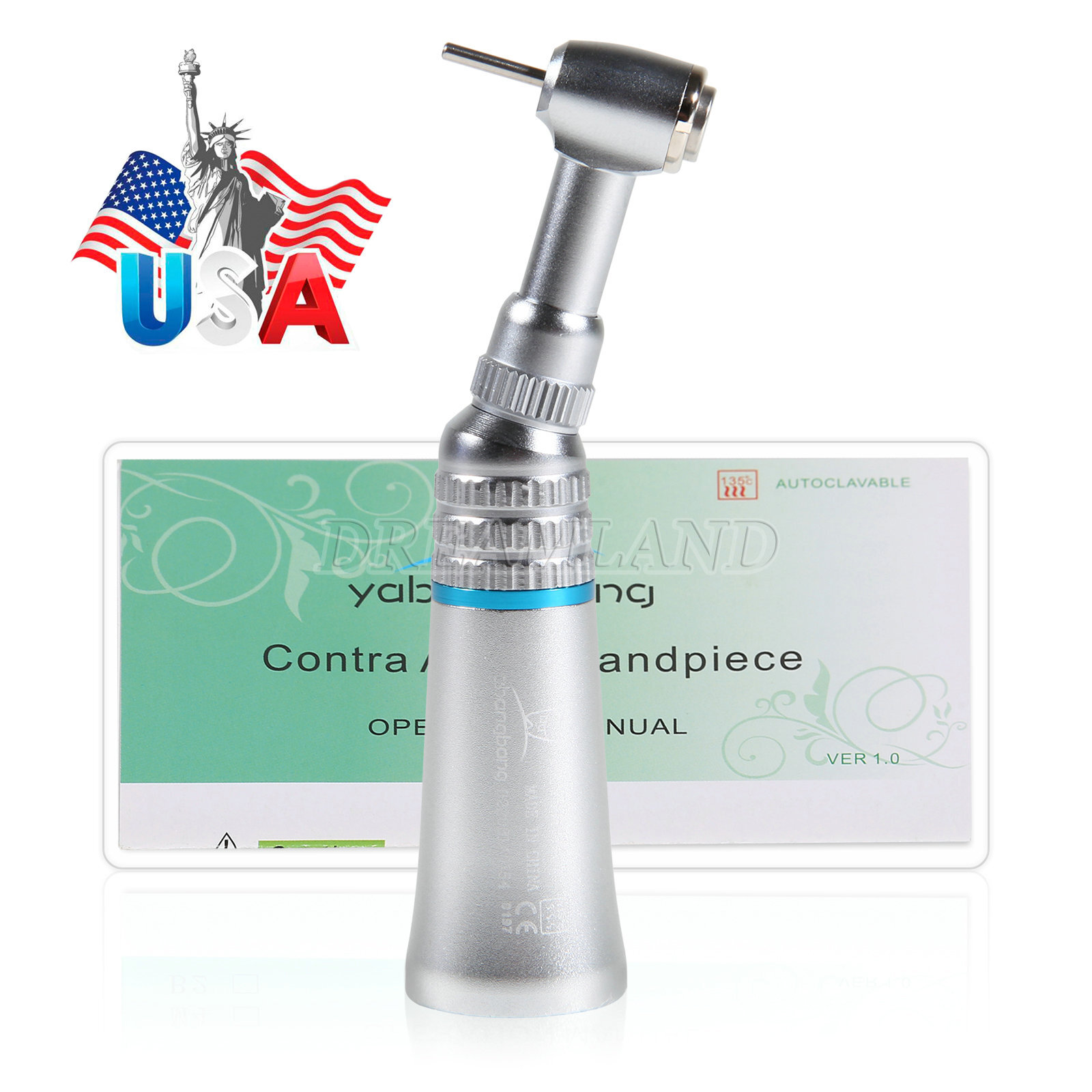 Dental Low Speed Handpiece Contra Angle 1.6mm NSK Style YAG UISA