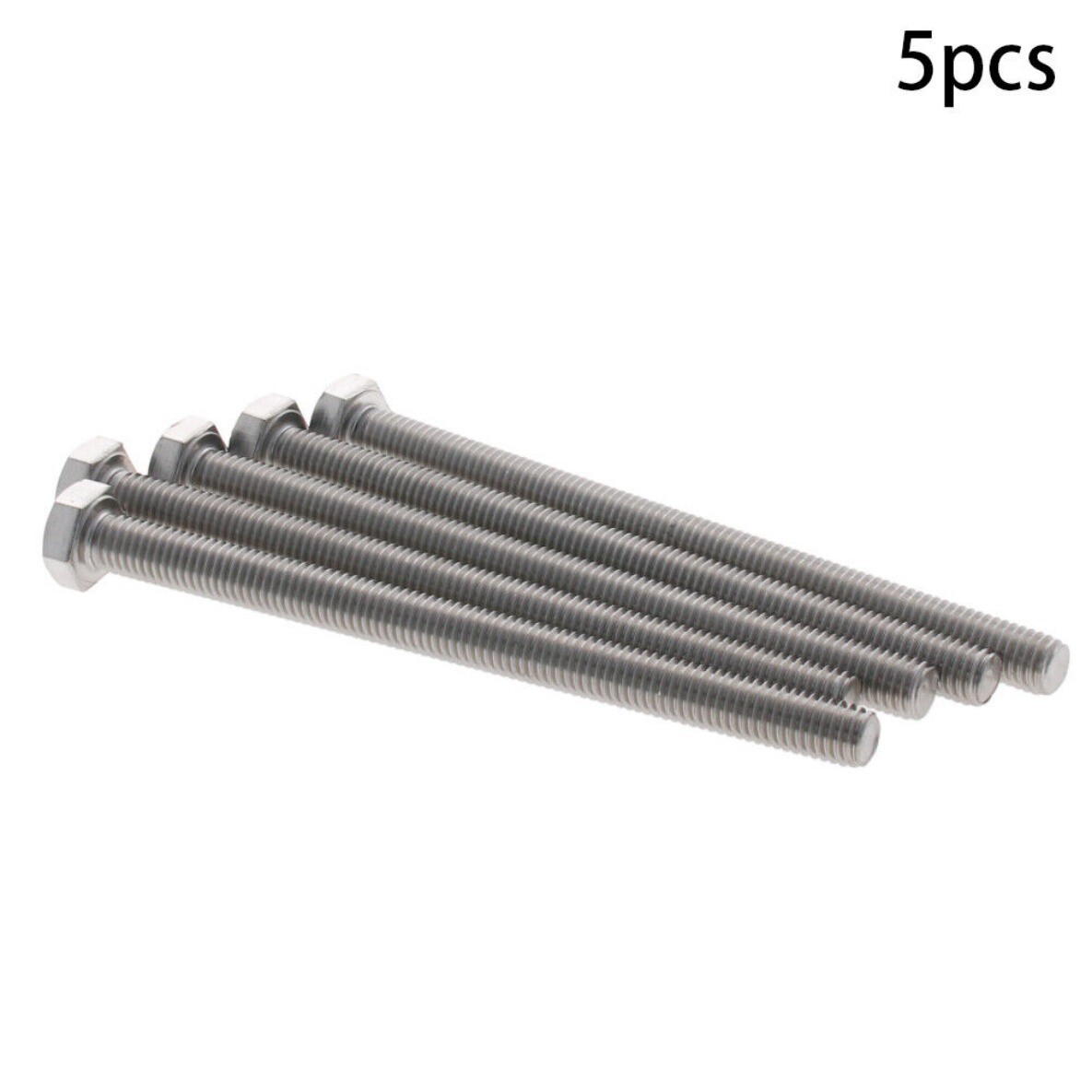 110-150mm Hex Screw M8 Socket Cap Head Hexagon Bolts 304 Stainless Steel Silver