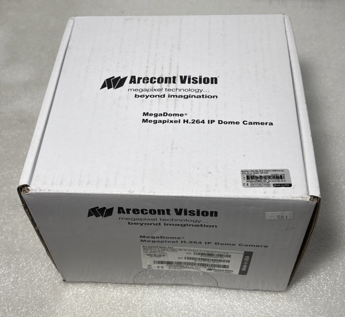 Arecont Vision AV2255PMIR-SH 1080p MegaDome 2 1920×1080 2.8-8mm Megapixel H.264