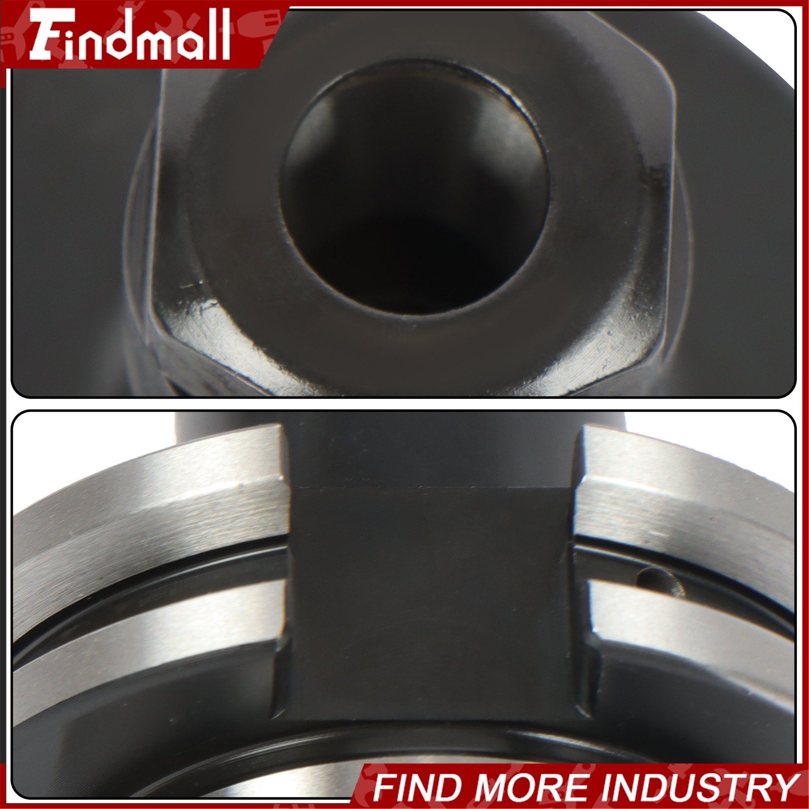Findmall 6 Pcs CAT40 ER16 Collet Chuck Set 2.76″ G2.5 25000 RPM