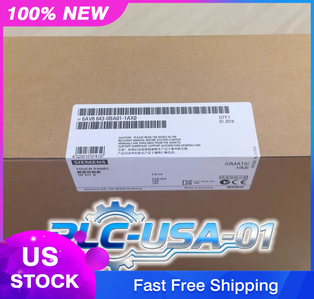 6AV6 643-0BA01-1AX0 1PCS Brand New Siemens 6AV6643-0BA01-1AX0 Fast shipping