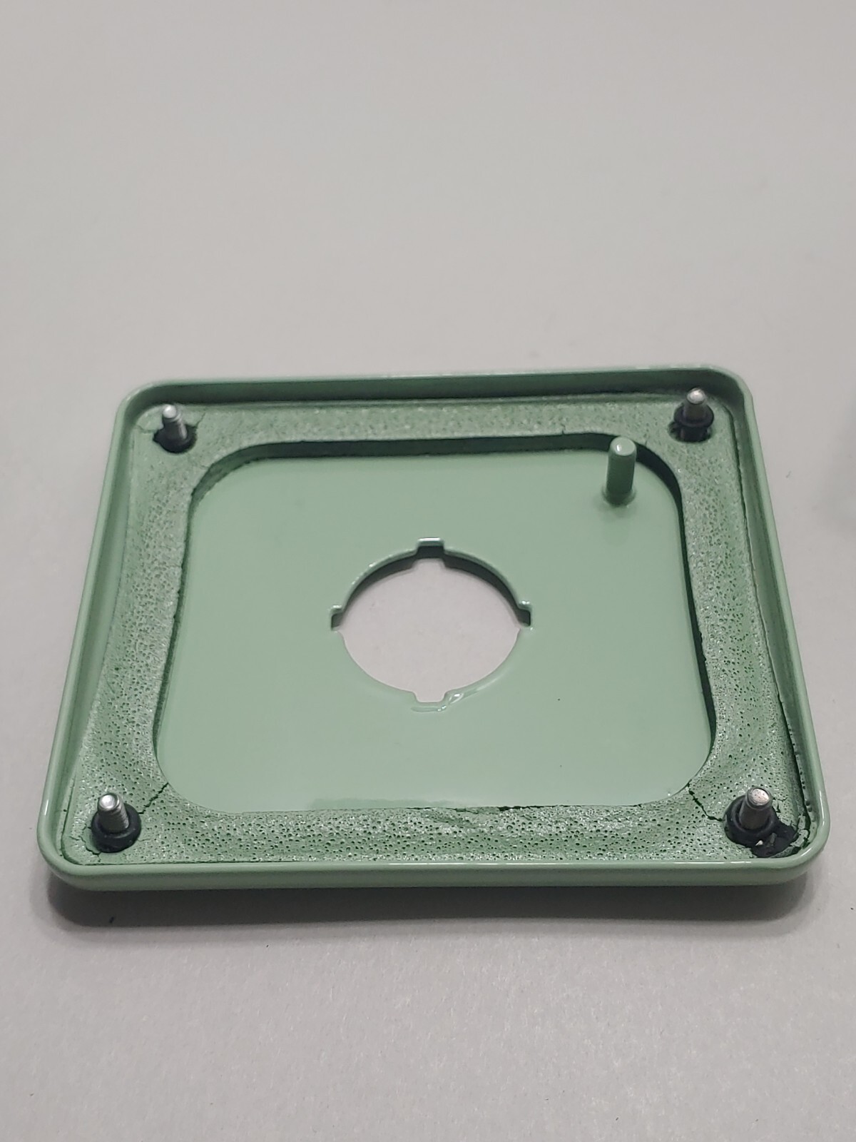Hoffman 1 Hole Push Button Enclosure Box 3.5″x4″x2.75 Industrial Mint Green