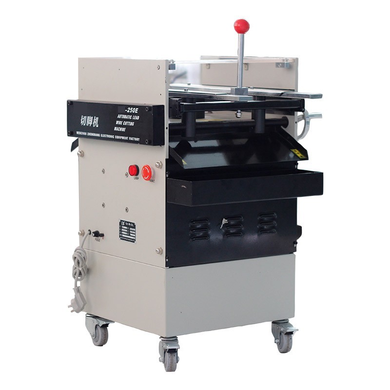 Semi-auto PCB Foot Lead Cutting Machine Mobile Electronic component trimming550W