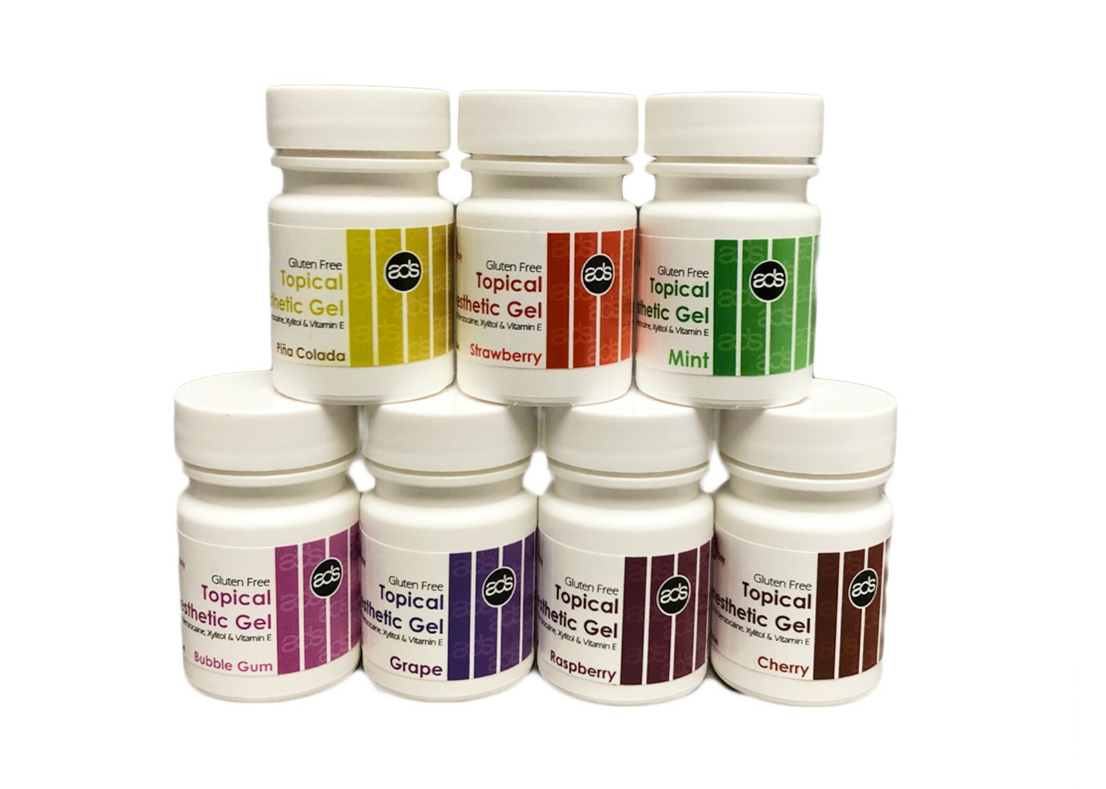 ADS 20% Benzocaine Topical Anesthetic Gel PINA COLADA 1 JAR