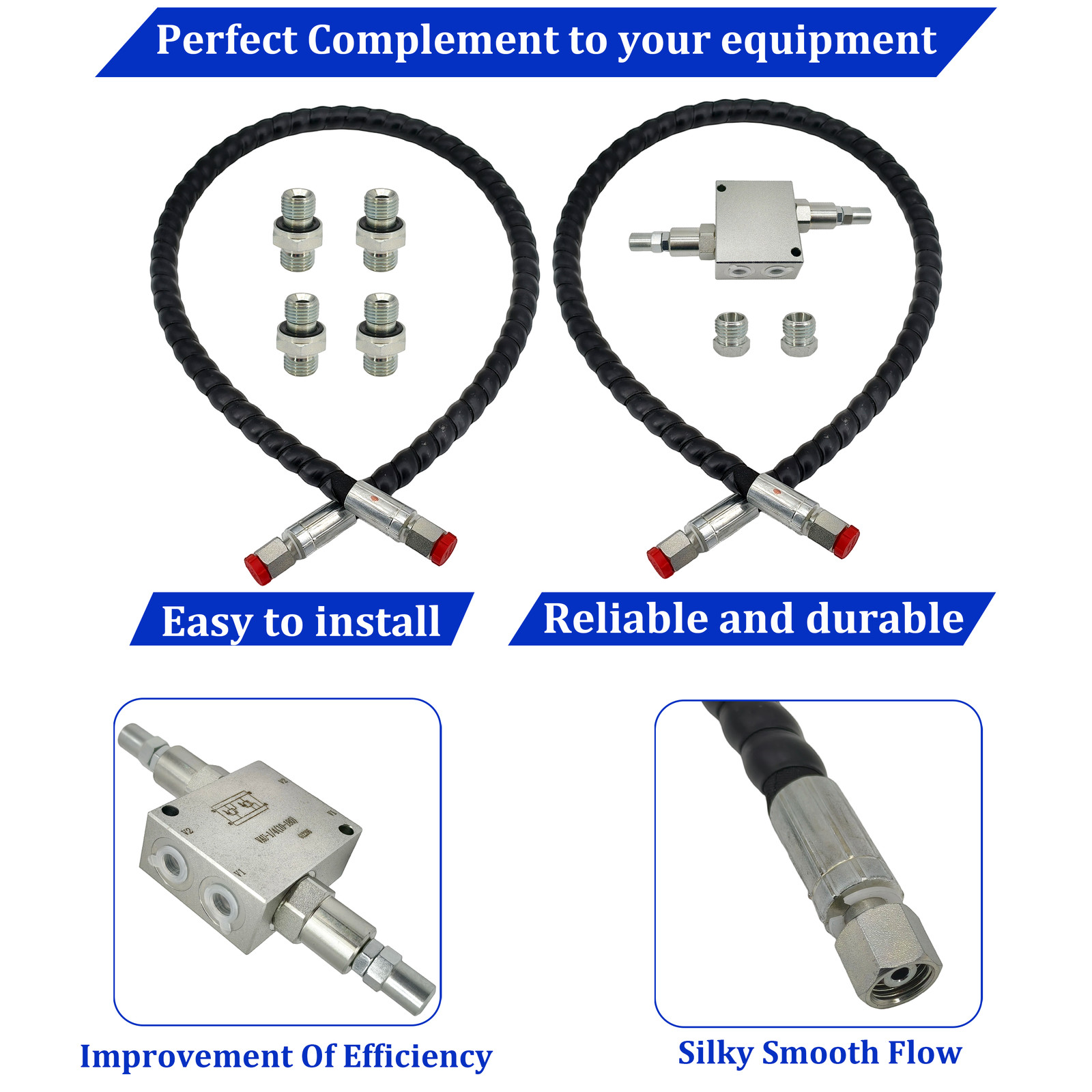 For Chinese Mini Excavator Cushion Valve Kit Complete For Swivel Motor Assembled
