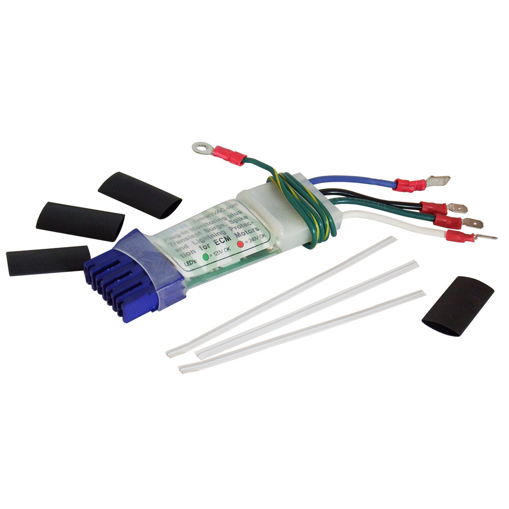 ECM Protector X13 & Evergreen Motors Plug In Spike & Surge Protector Zebra X13PR
