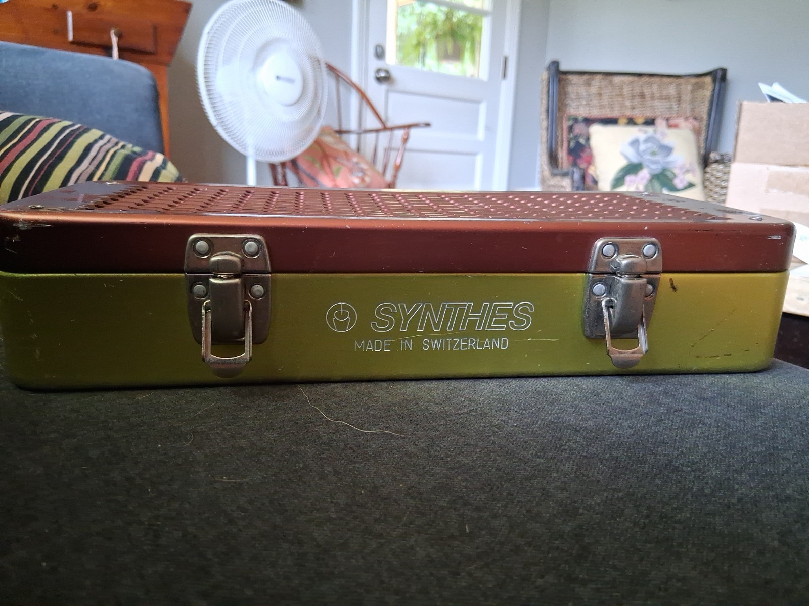 Empty Instrument Sterilization Tray SYNTHES Switzerland Size 12″x5″