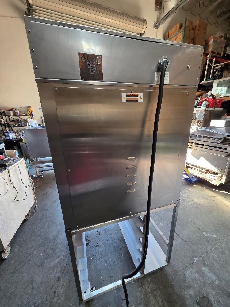 Nu‑Vu RM‑5T Single-Deck Countertop Convection Oven Stainless Steel Mobile Stand